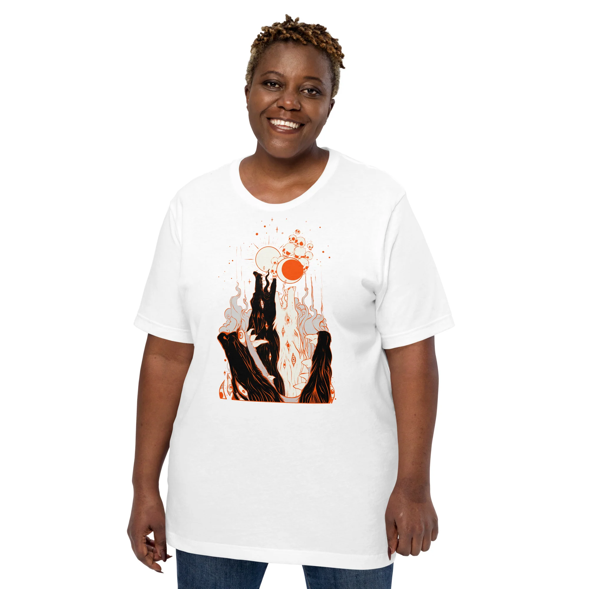 Skoll and Hati, Unisex T-Shirt - Image 3