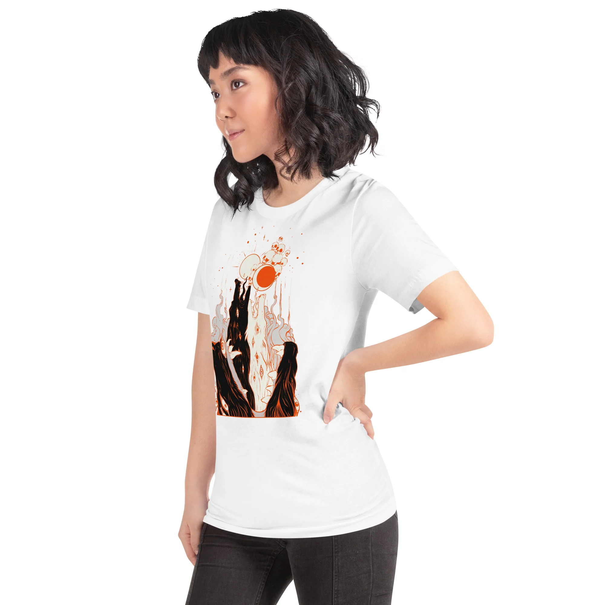 Skoll and Hati, Unisex T-Shirt - Image 4