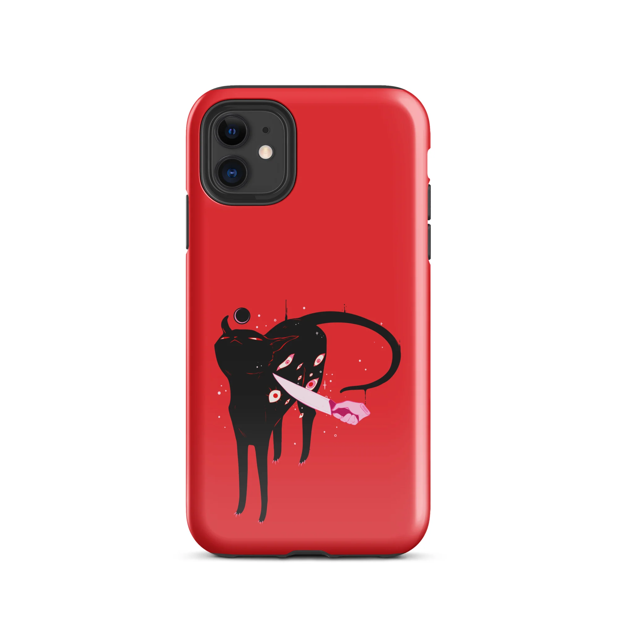 Smug Black Cat, Tough Case for iPhone® - Image 3
