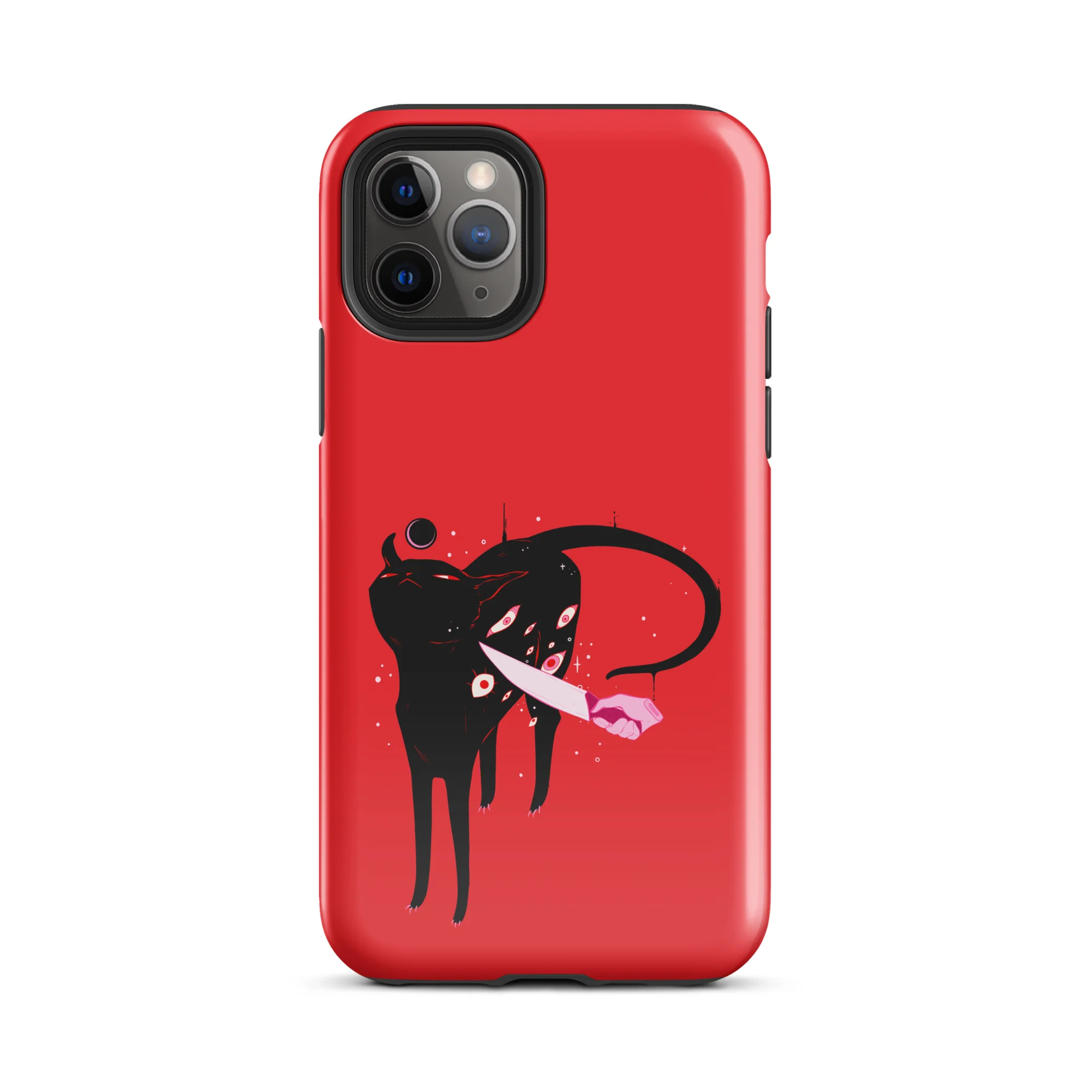 Smug Black Cat, Tough Case for iPhone® - Image 4