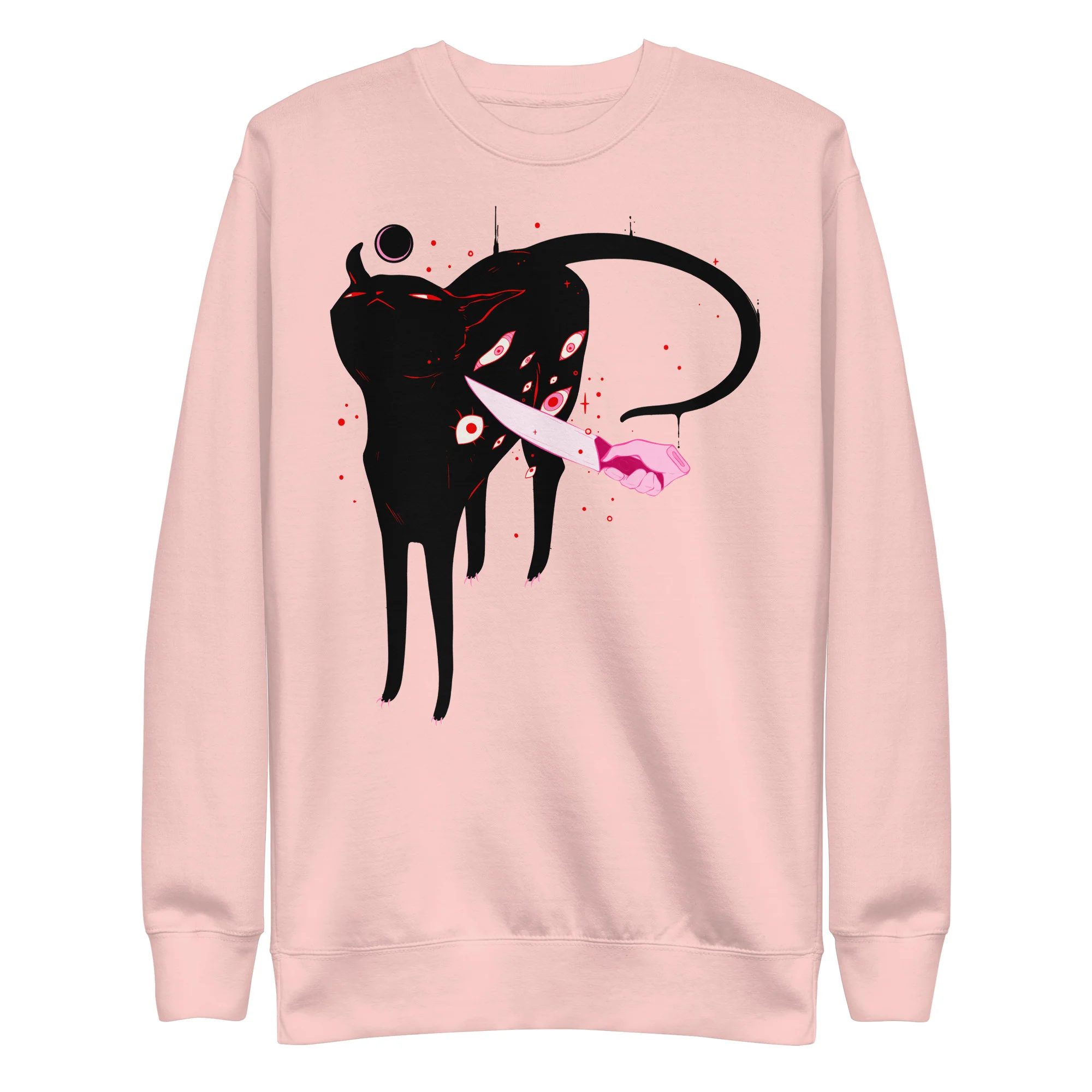 Smug Cat, Premium Unisex Sweatshirt