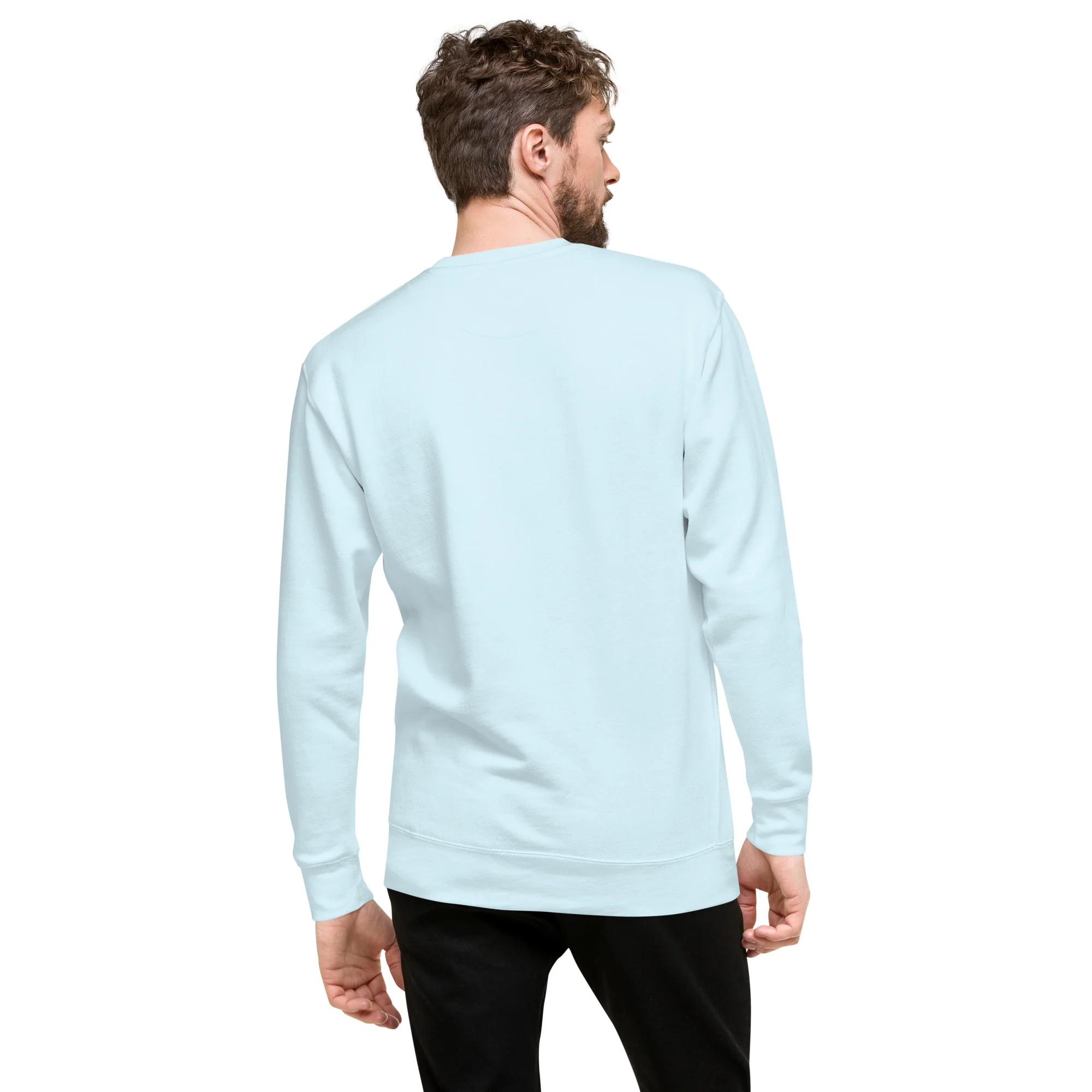 Smug Cat, Premium Unisex Sweatshirt - Image 3