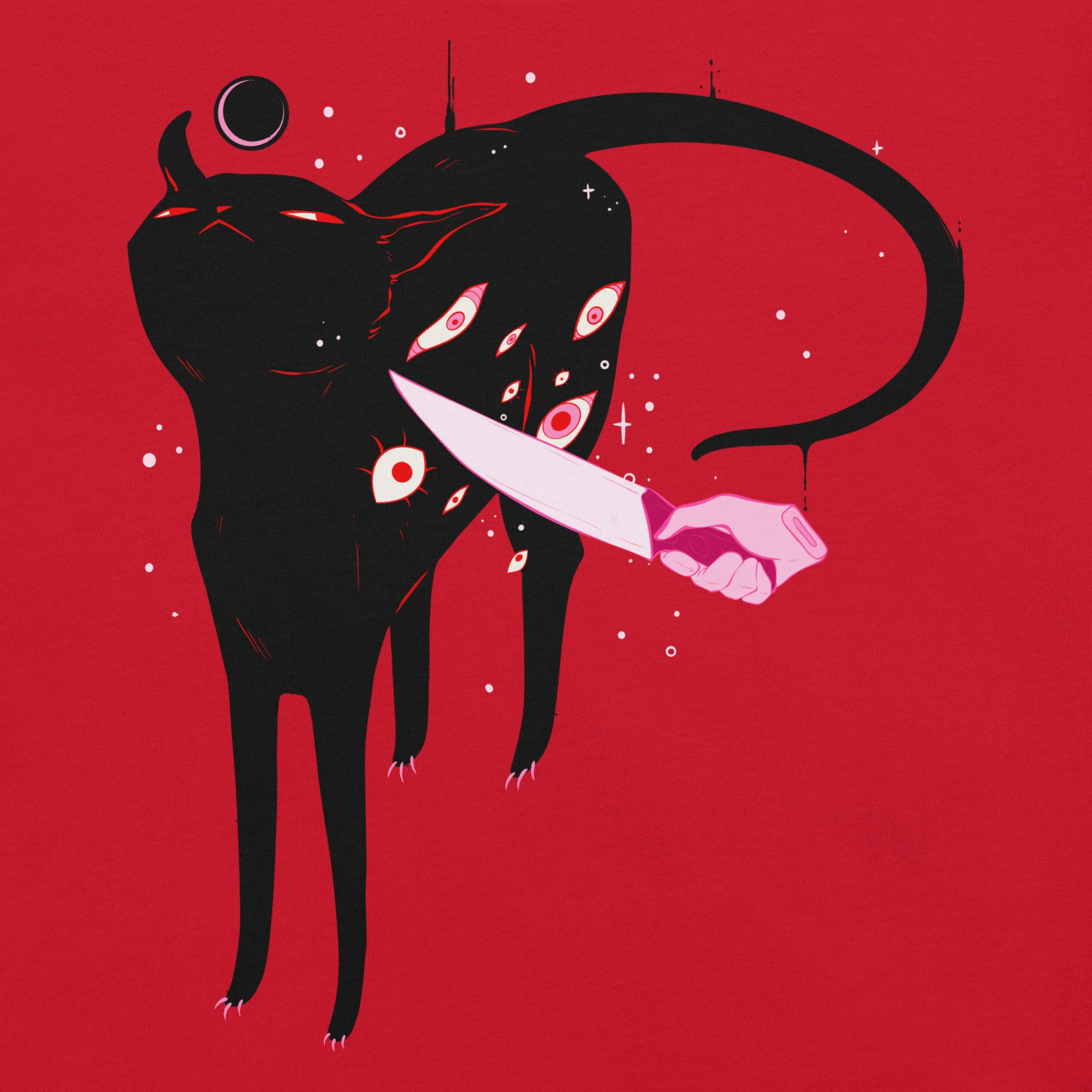 Smug Cat, Unisex T-Shirt - Image 2