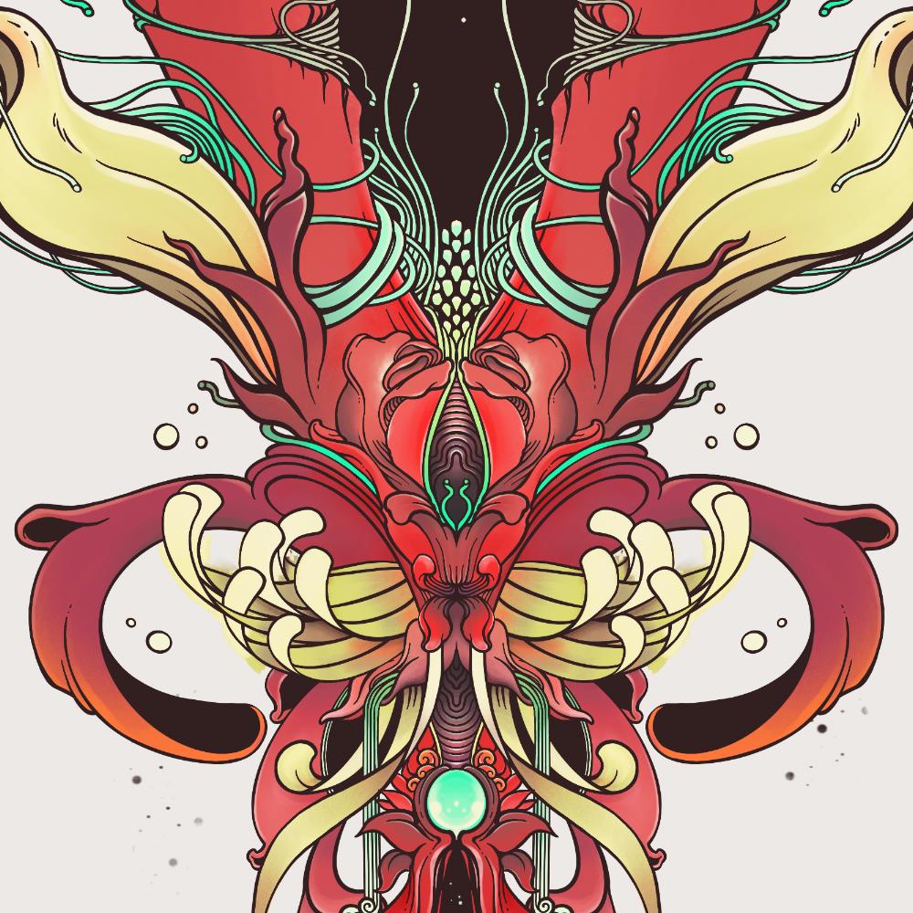 Snake Uterus Lilith, Matte Art Print Poster - Image 3