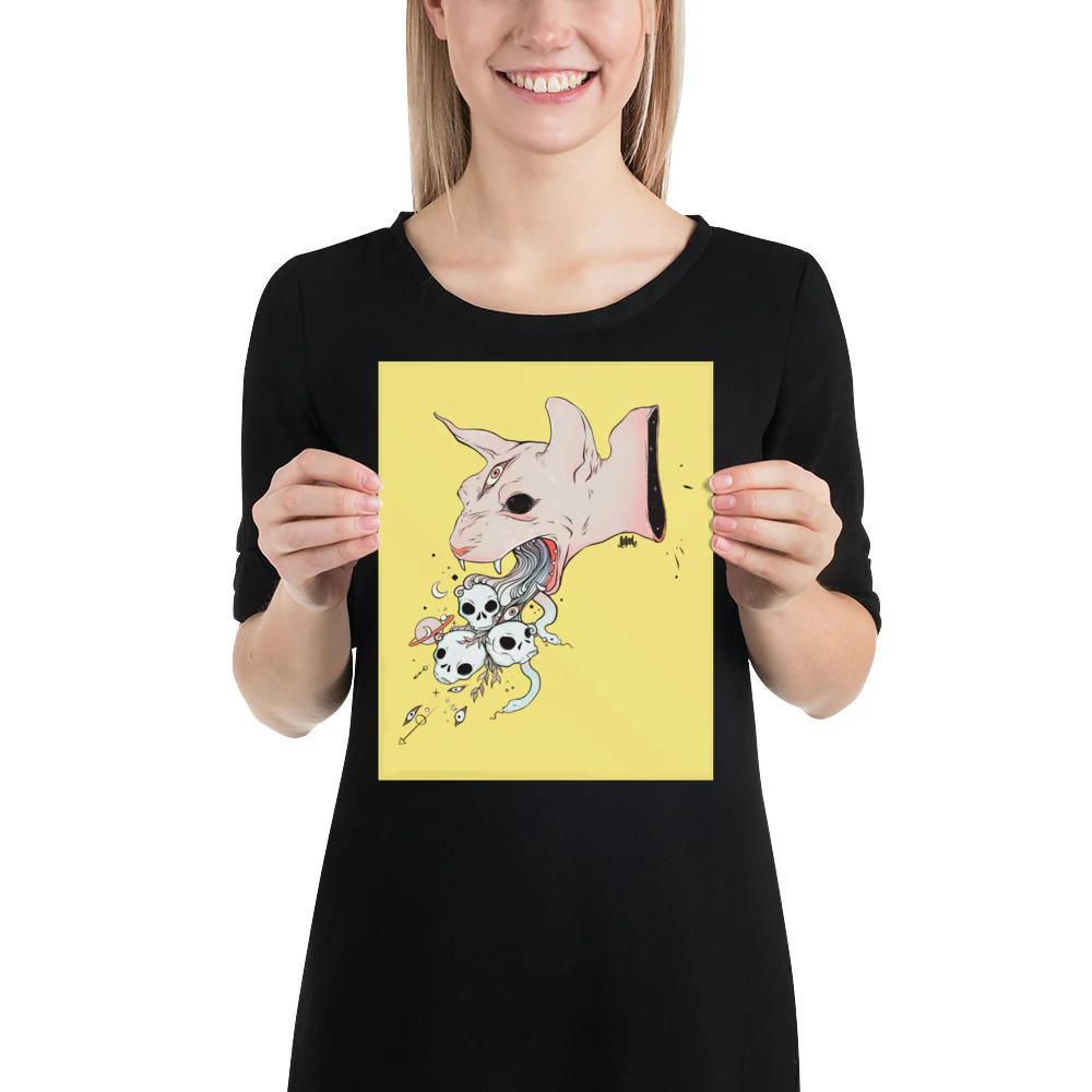 Sphynx Cat, Matte Art Print Poster - Image 7