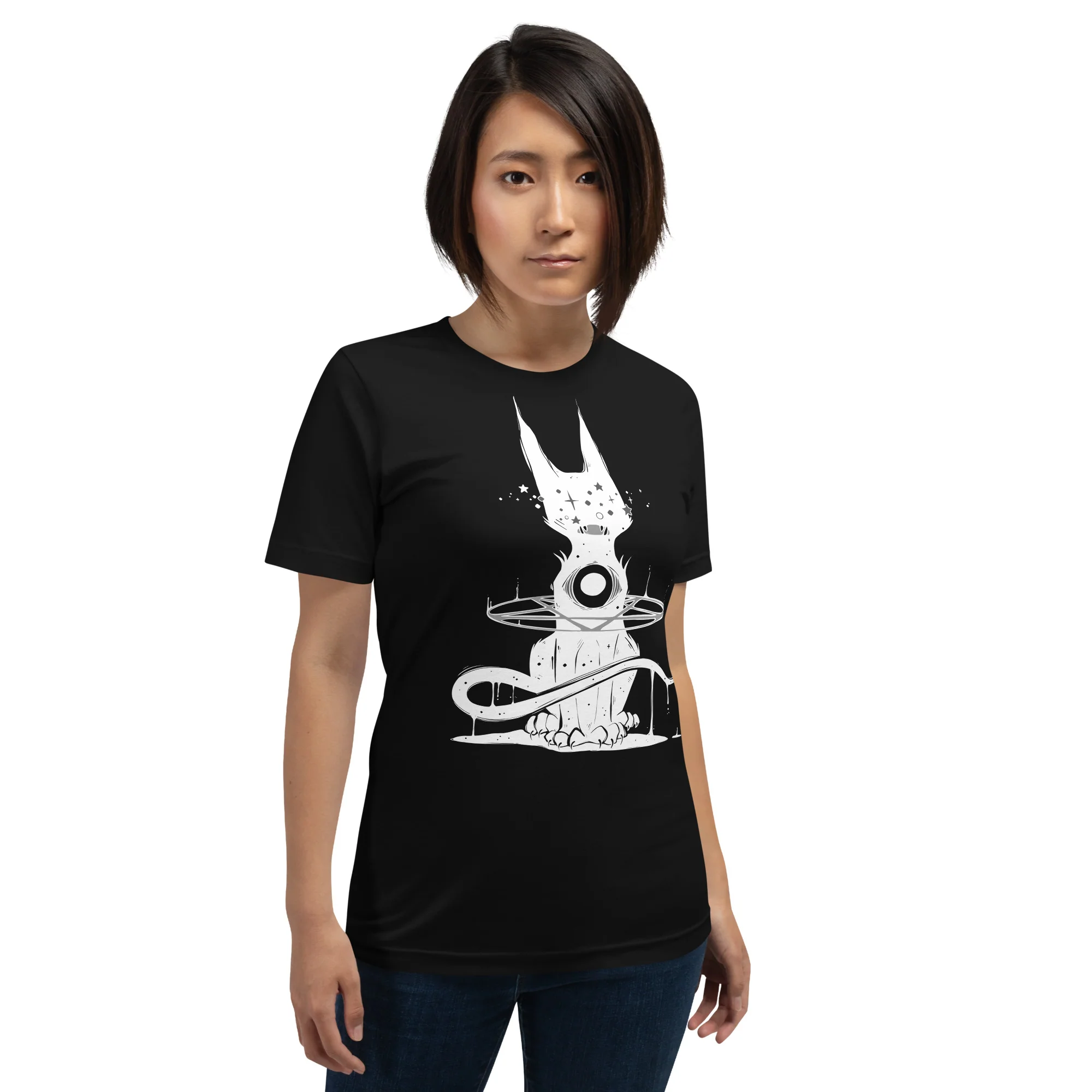 Spooky Cat, Unisex T-Shirt - Image 2