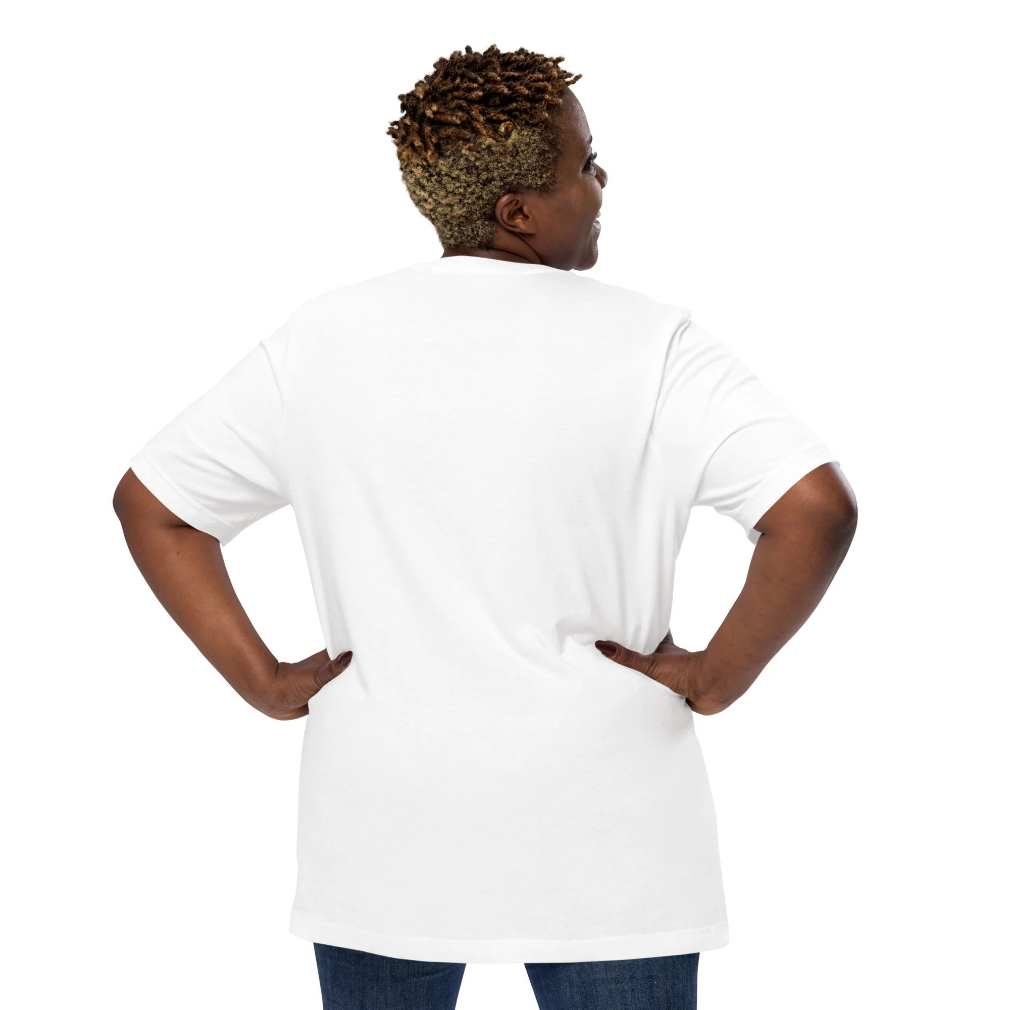 Spooky White Cat, Unisex T-Shirt - Image 11