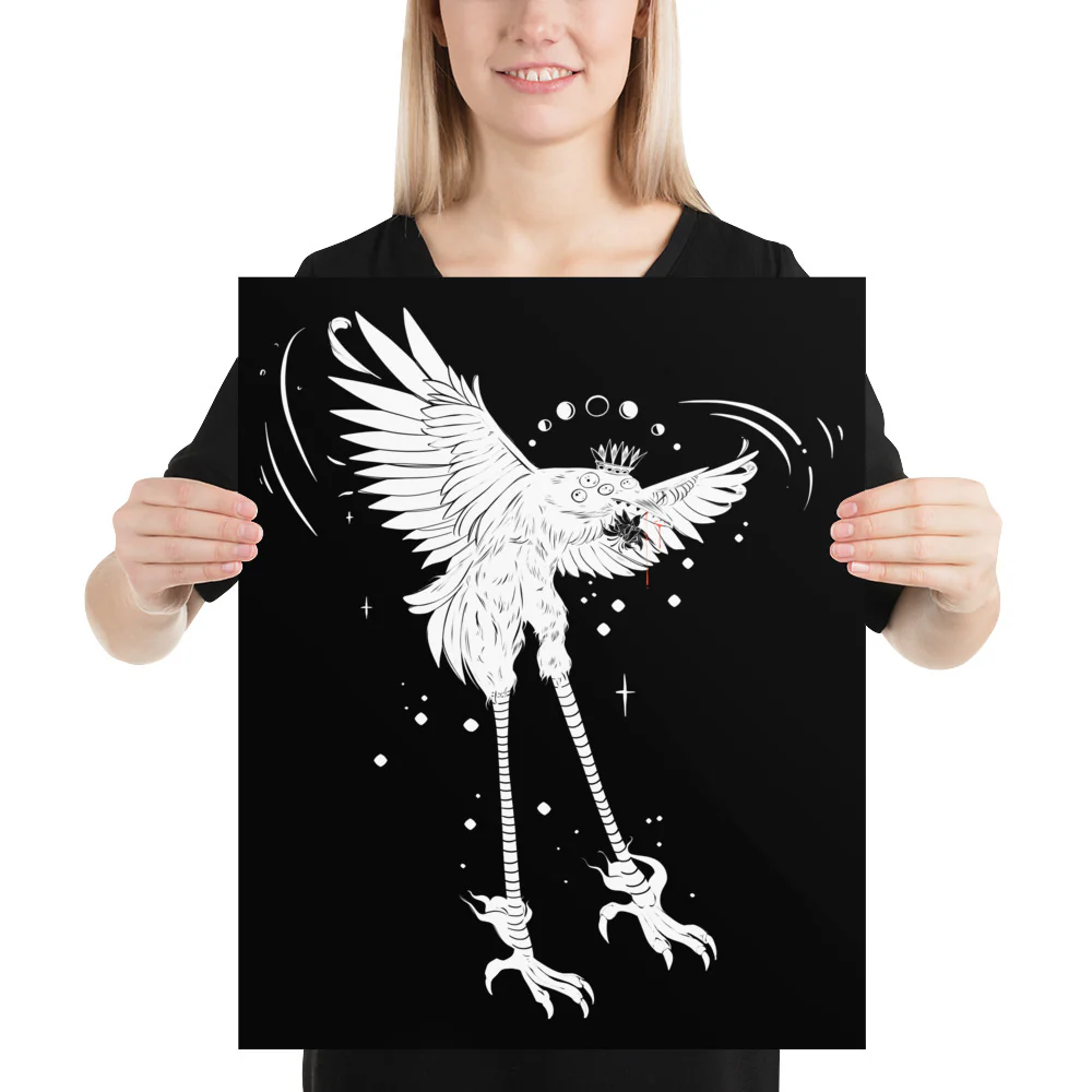 Stolas, Ars Goetia Demon, Matte Art Print Poster - Image 10