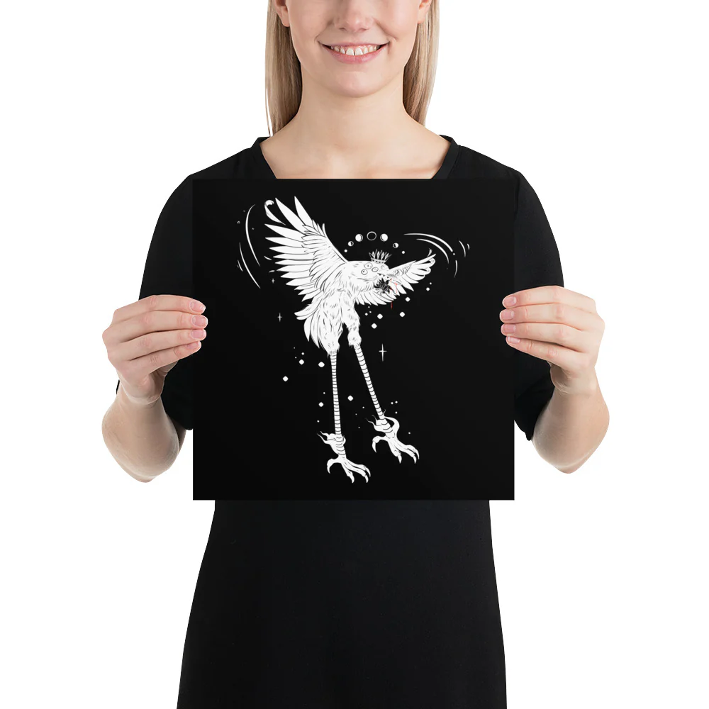 Stolas, Ars Goetia Demon, Matte Art Print Poster - Image 5