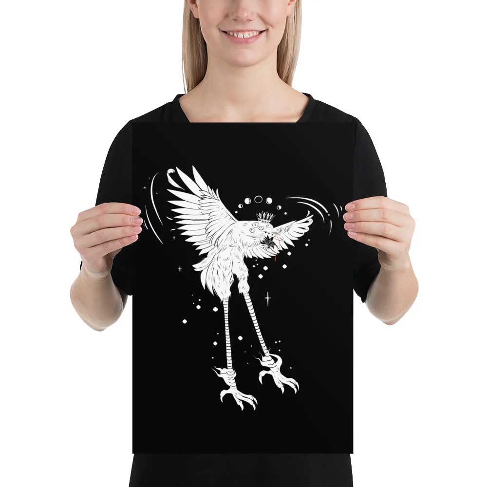 Stolas, Ars Goetia Demon, Matte Art Print Poster - Image 7
