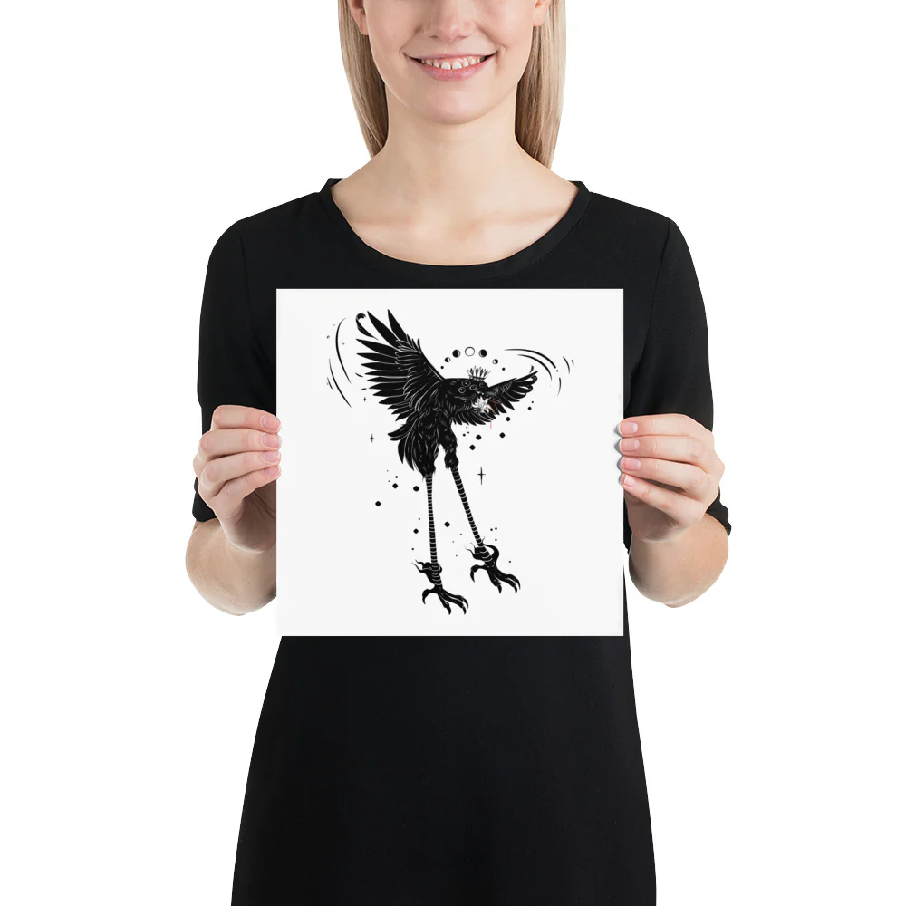 Stolas, Ars Goetia Demon, Matte Art Print Poster - Image 4