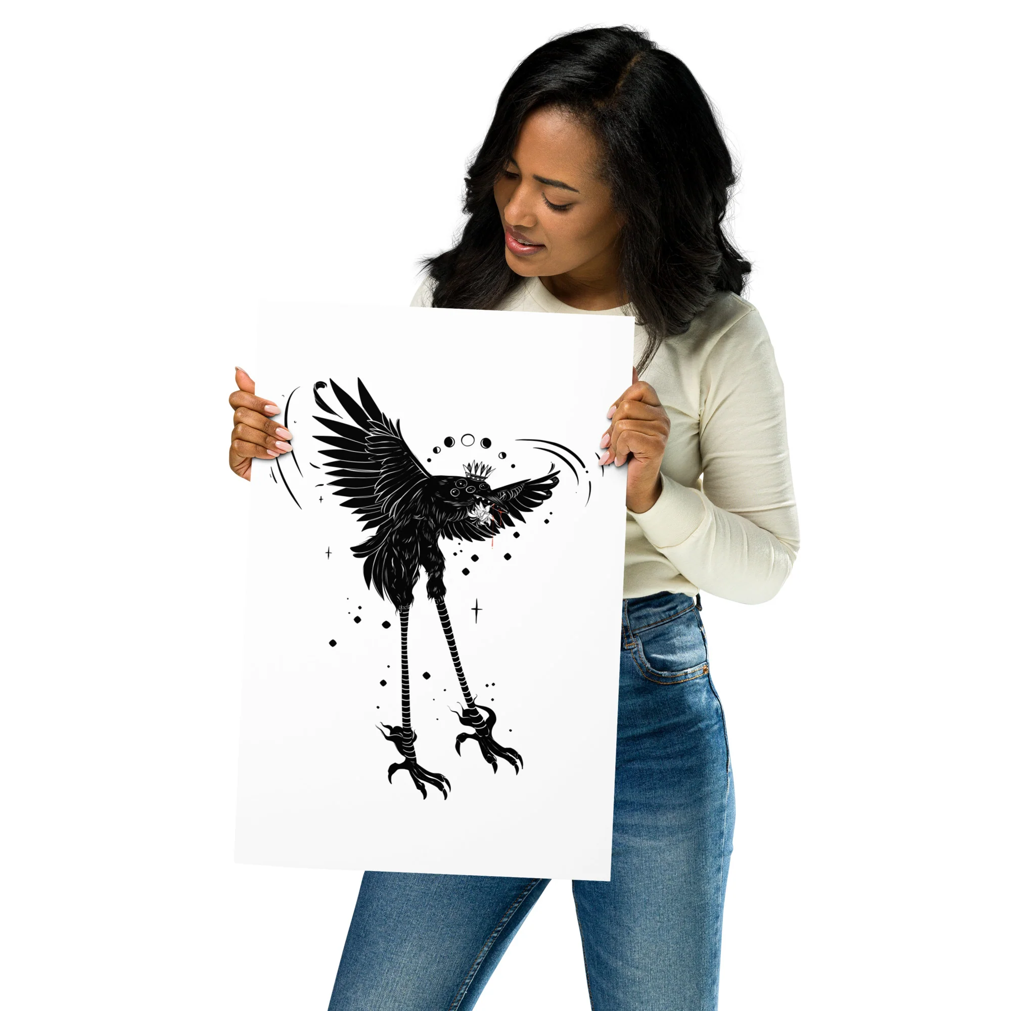 Stolas, Ars Goetia Demon, Matte Art Print Poster - Image 7
