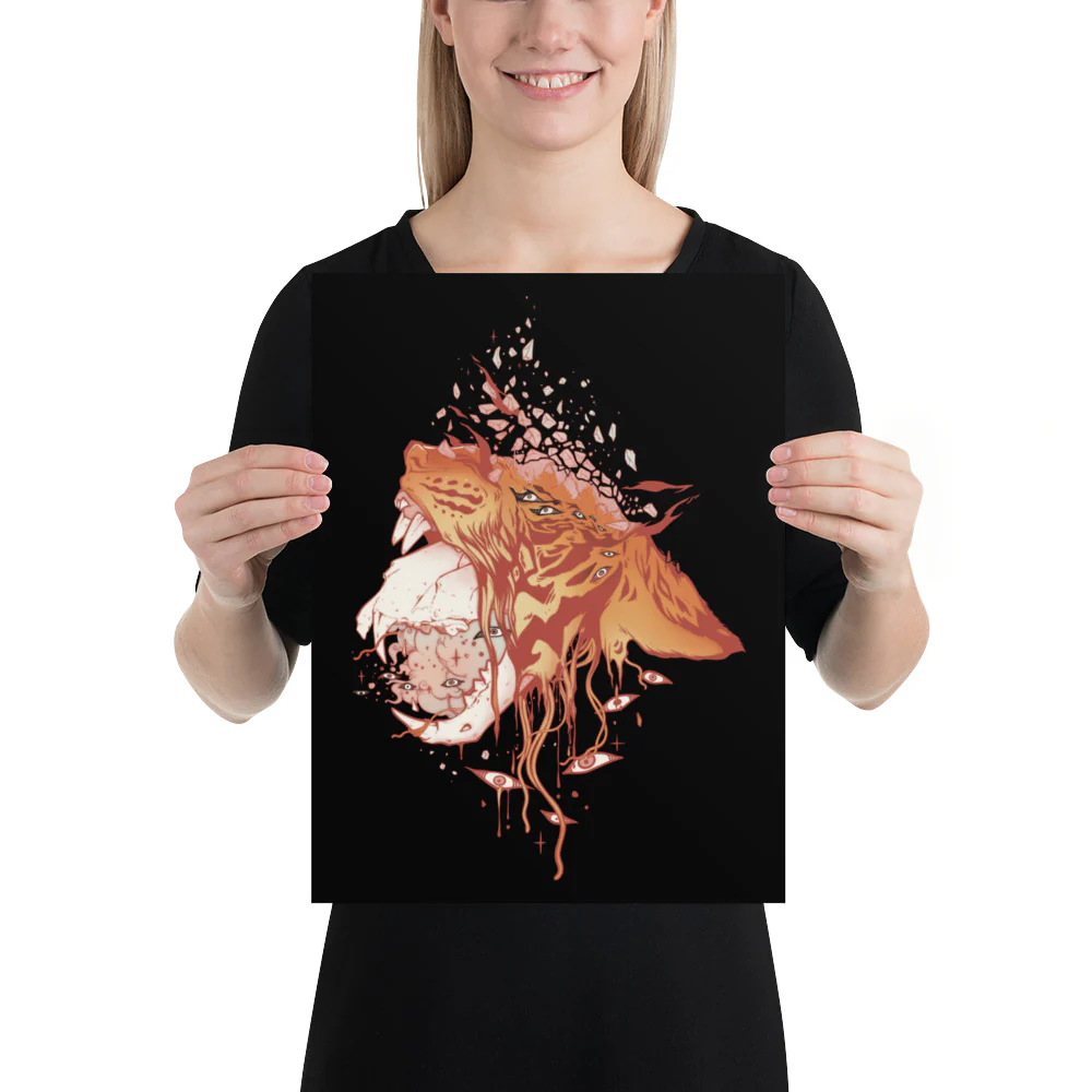 Sumatran Tiger, Matte Art Print Poster - Image 2