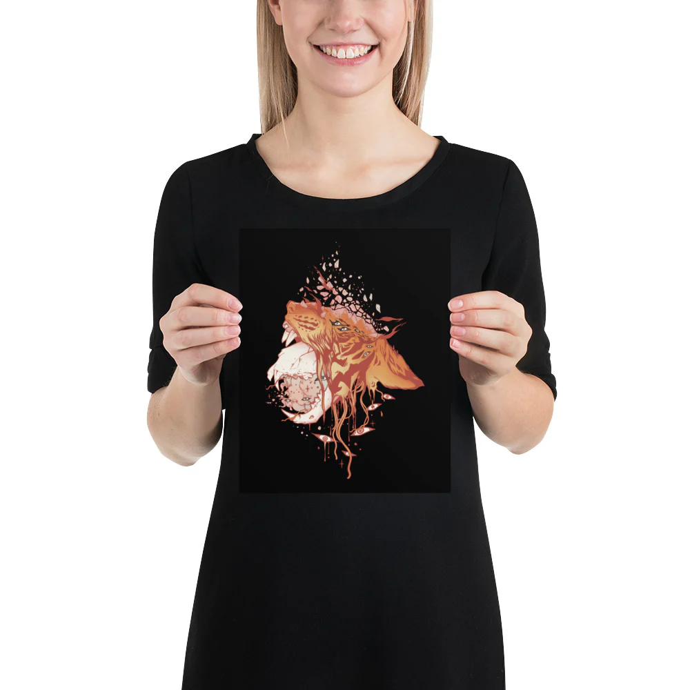 Sumatran Tiger, Matte Art Print Poster - Image 3
