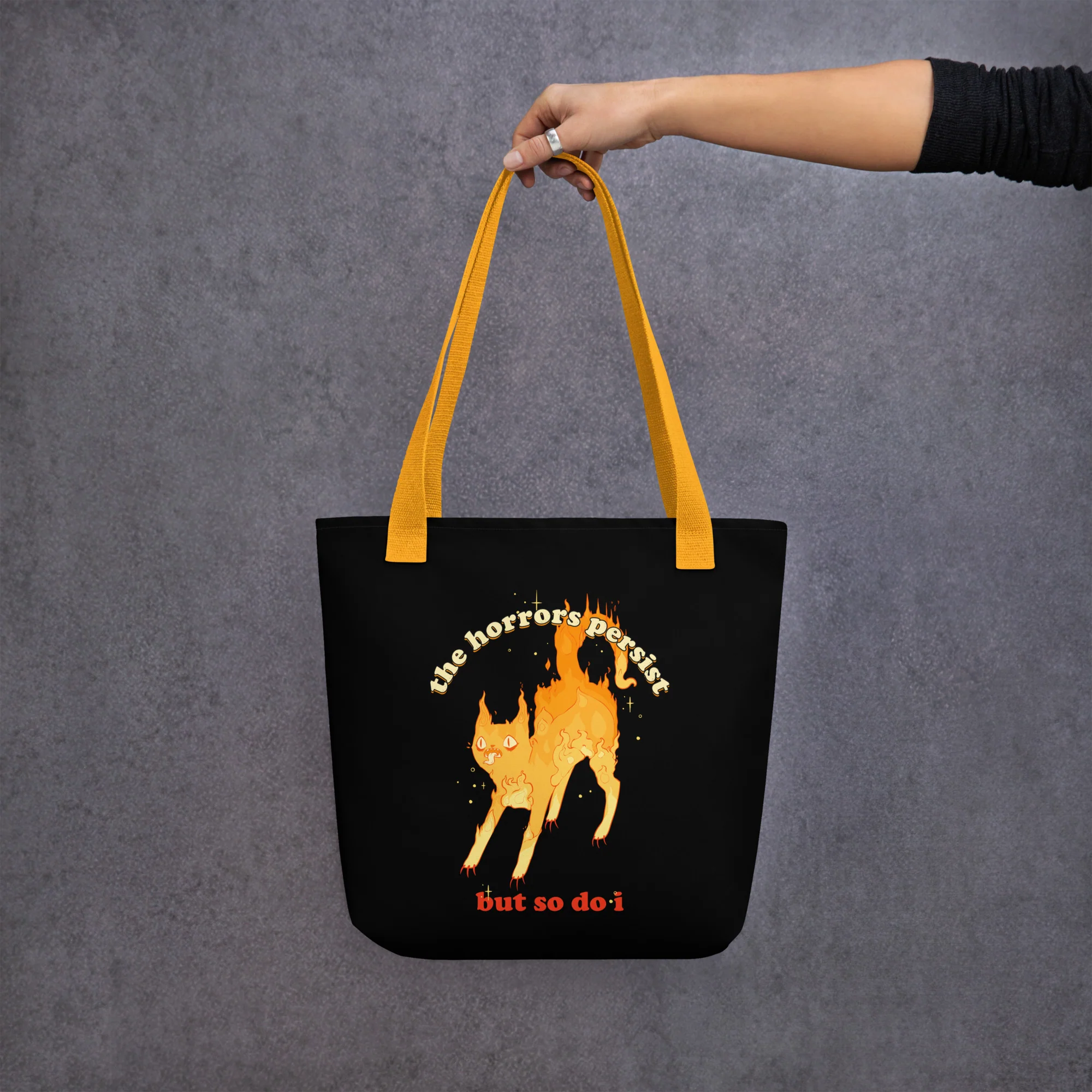 The Horrors Persist But So Do I, Tote Bag - Image 3