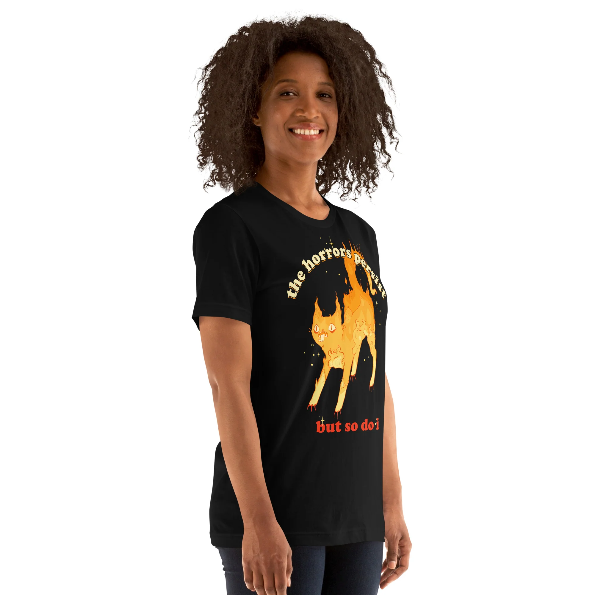 The Horrors Persist But So Do I, Unisex T-Shirt - Image 8