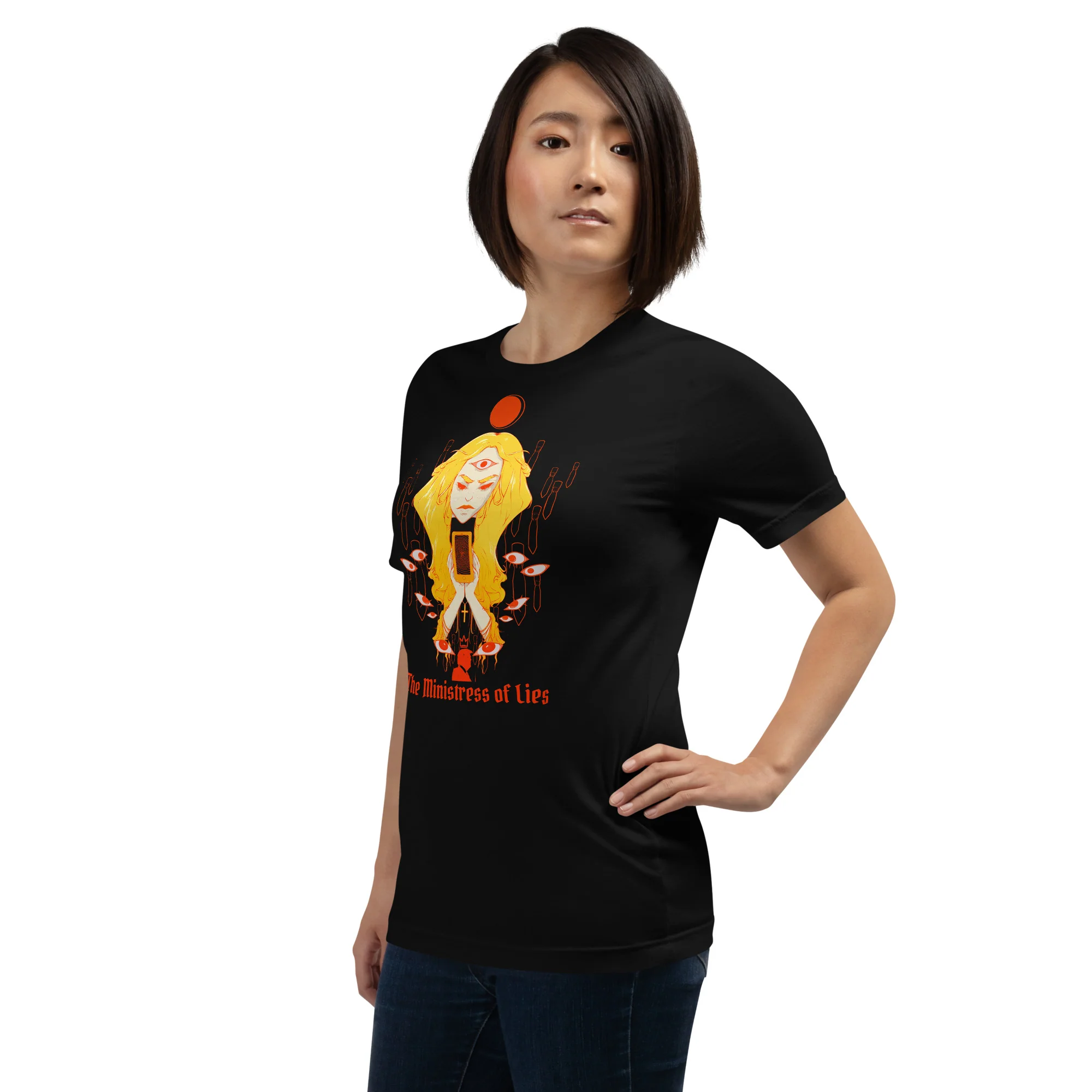 The Ministress of Lies, Unisex T-Shirt - Image 2
