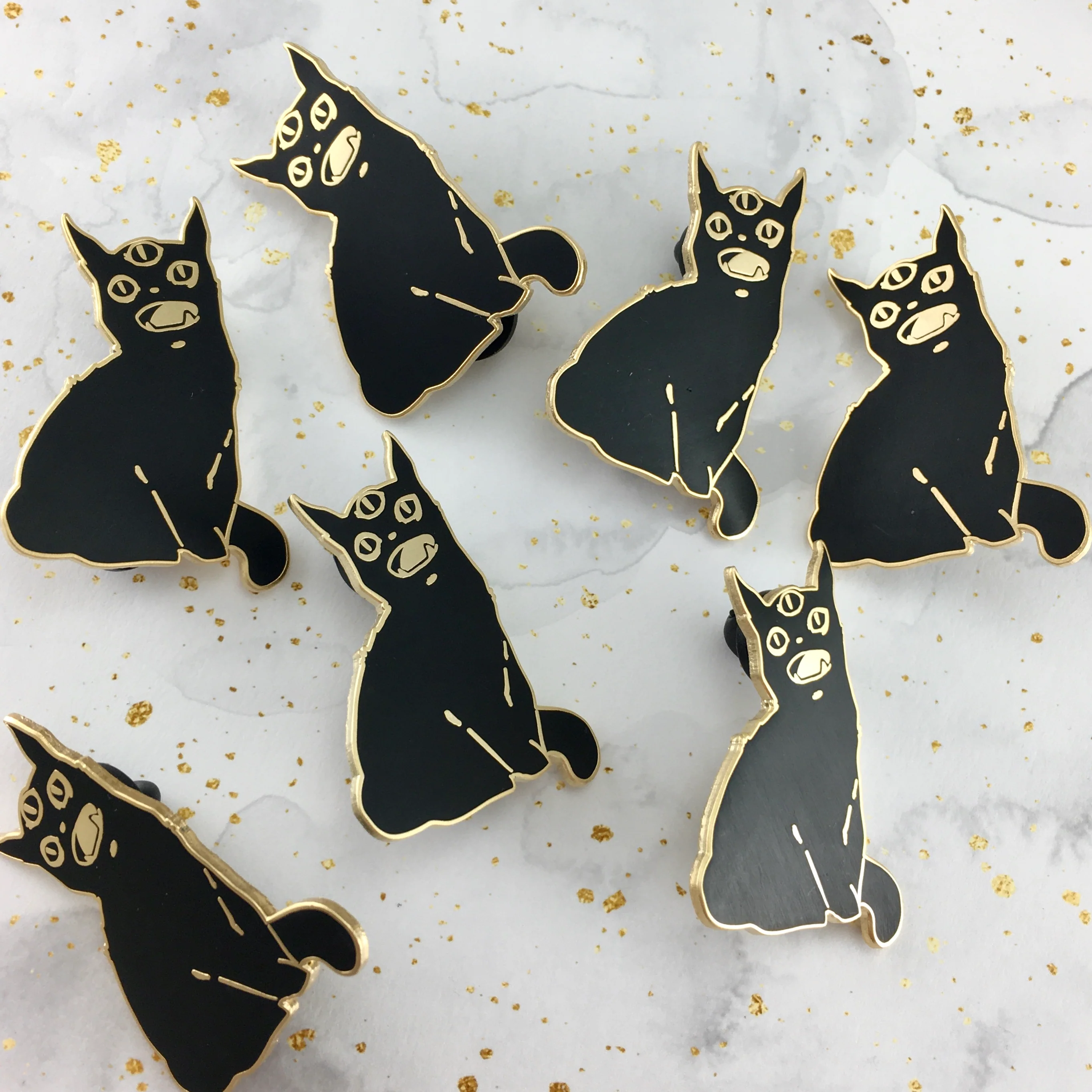 Third Eye Black Cat, Enamel Pin - Image 5