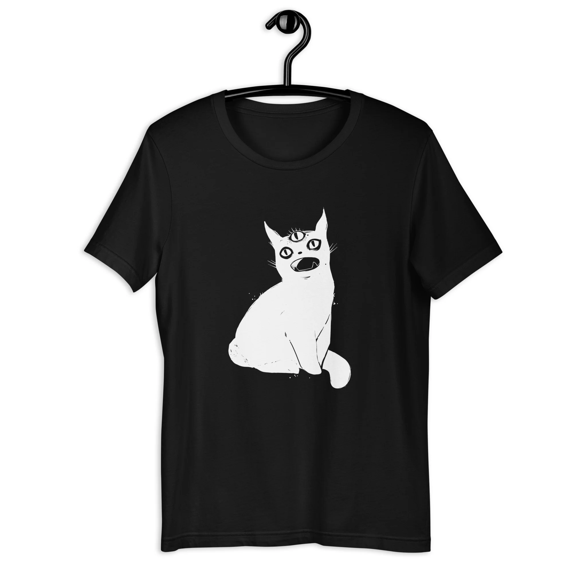 Third Eye Cat, Unisex T-Shirt - Image 3