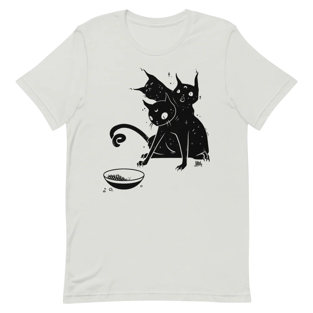 Three Headed Cat, Unisex T-Shirt