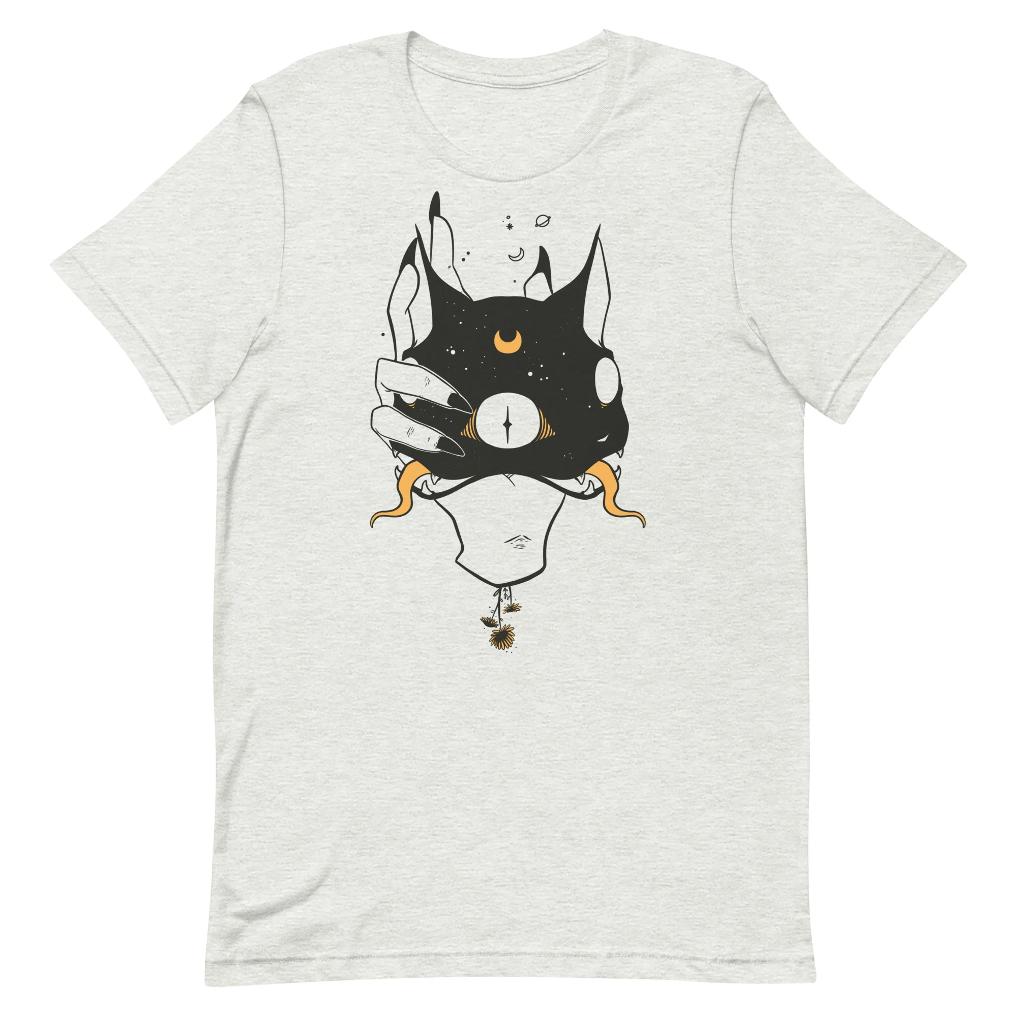 Two Faced Cat, Unisex T-Shirt
