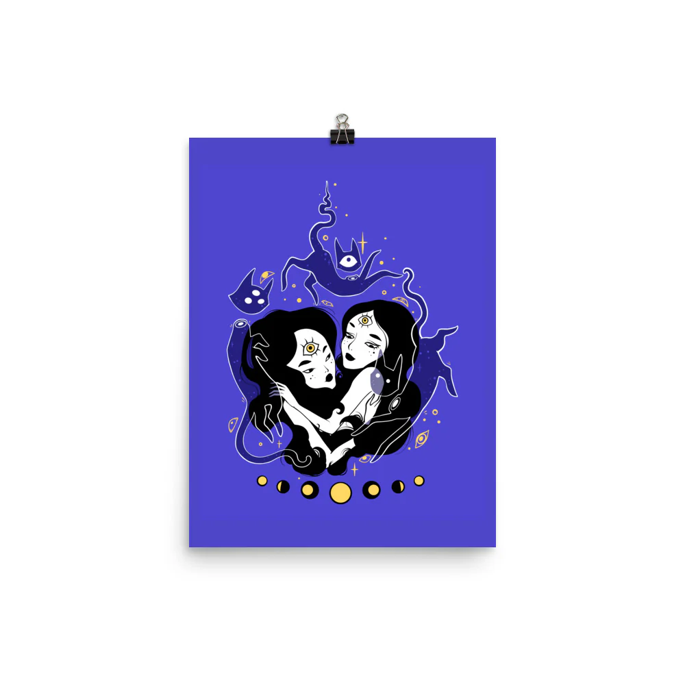Two Witches, Matte Art Print Poster - Image 10