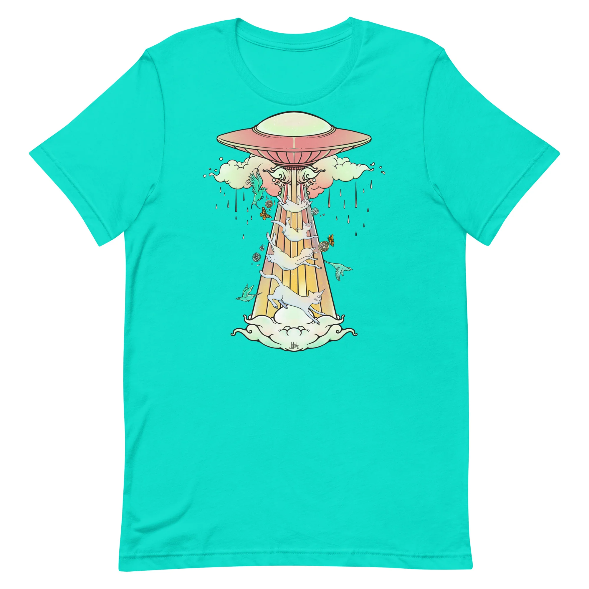 UFO & Cats, Unisex T-Shirt