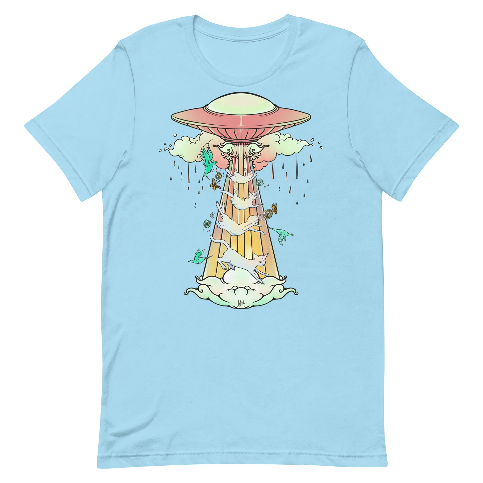 UFO & Cats, Unisex T-Shirt - Image 6