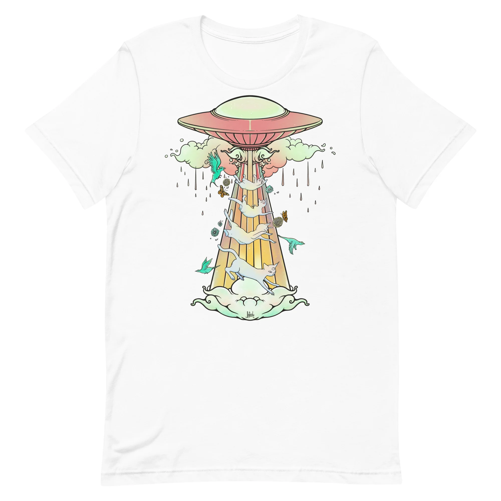 UFO & Cats, Unisex T-Shirt - Image 8