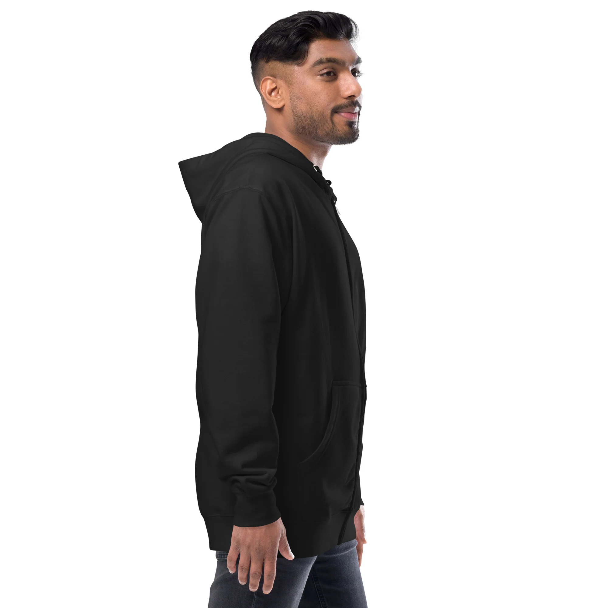 Illegitimi Non Carborundum, Unisex Fleece Zip-Up Hoodie - Image 3