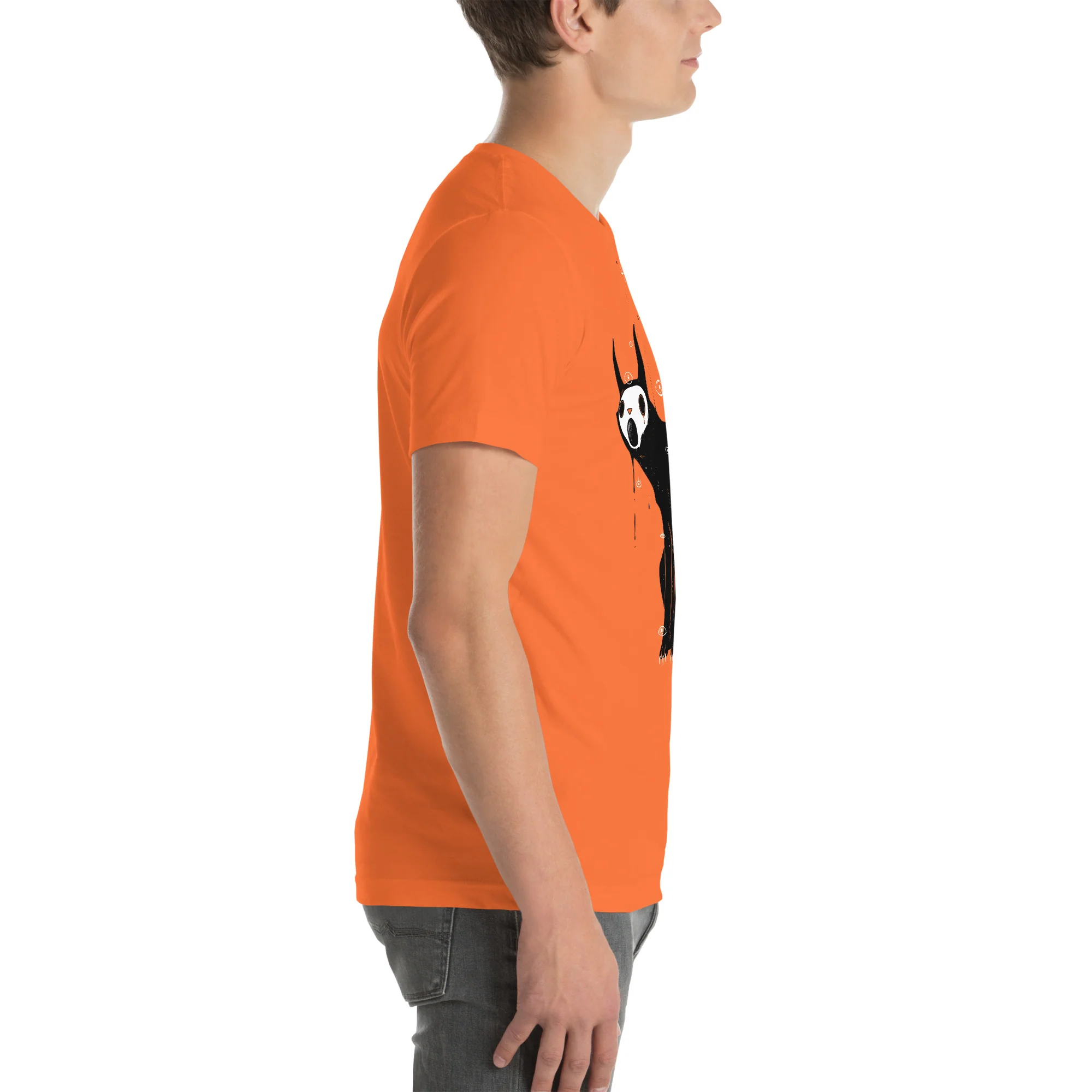 Ghost Cat, Unisex T-Shirt - Image 2