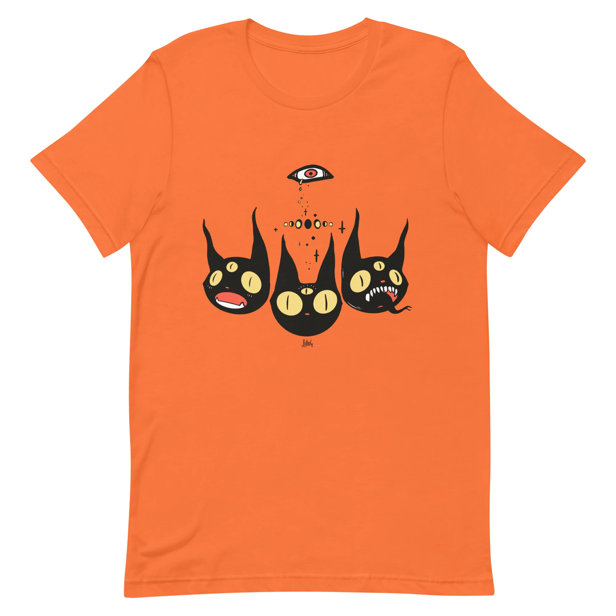 Three Black Cats, Unisex T-Shirt