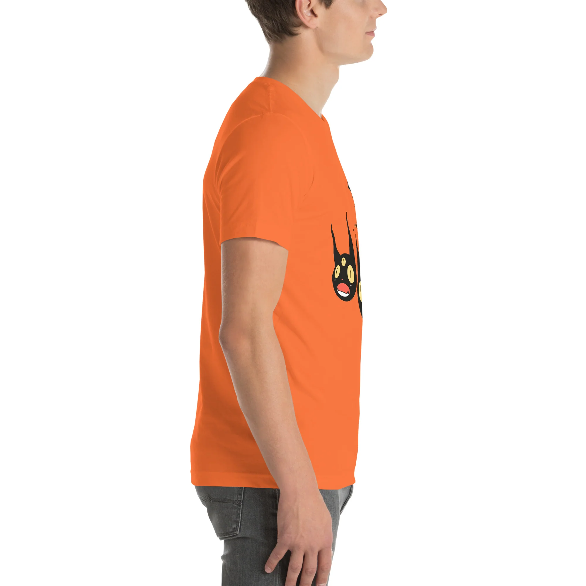 Three Black Cats, Unisex T-Shirt - Image 2