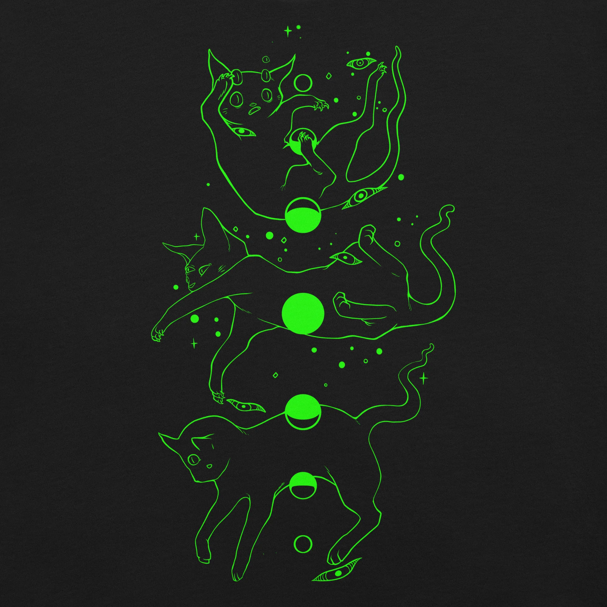 Cat Phases, Unisex T-Shirt - Image 3