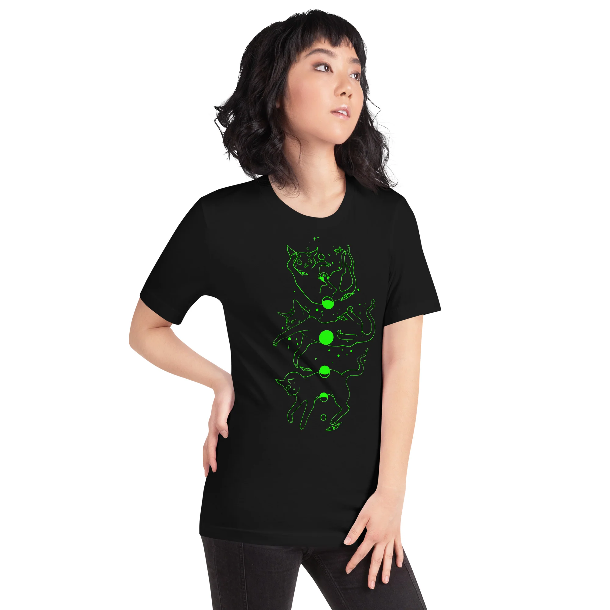 Cat Phases, Unisex T-Shirt - Image 4