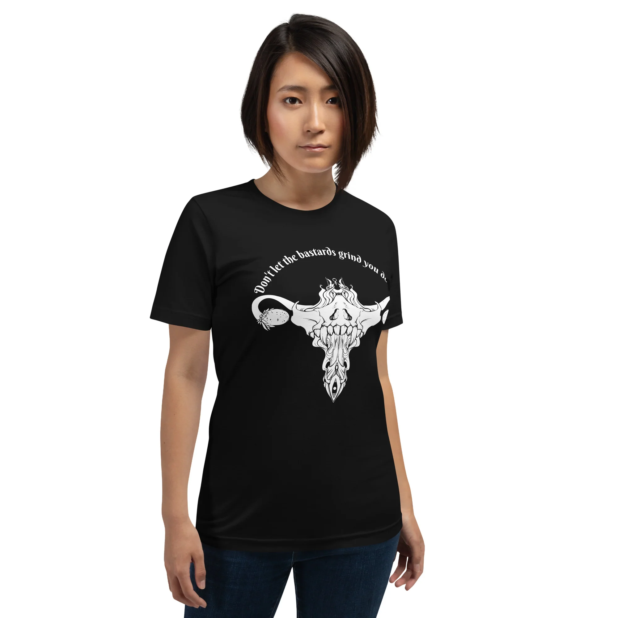Don't Let Them Grind You Down, Unisex T-Shirt - Image 2