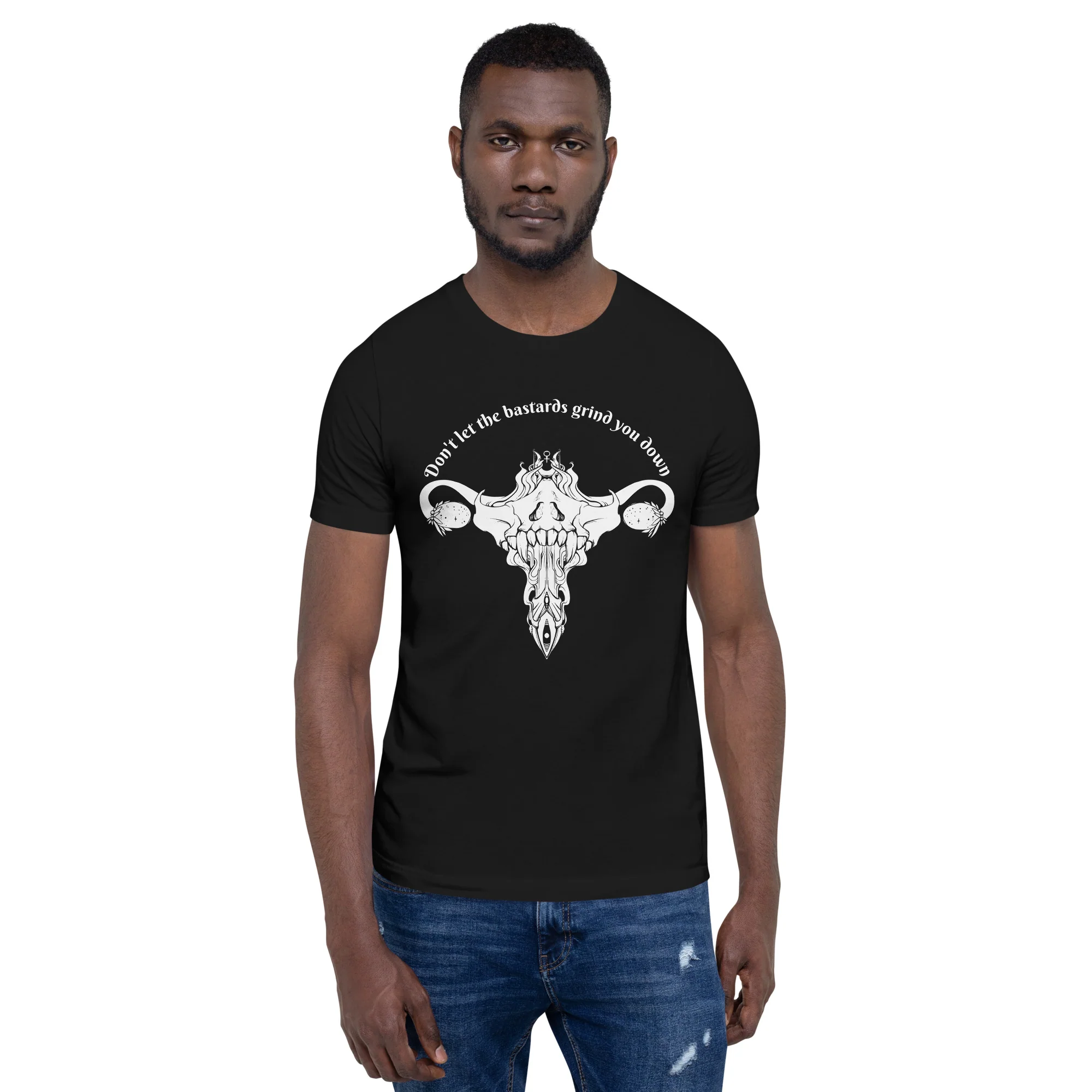 Don't Let Them Grind You Down, Unisex T-Shirt - Image 3