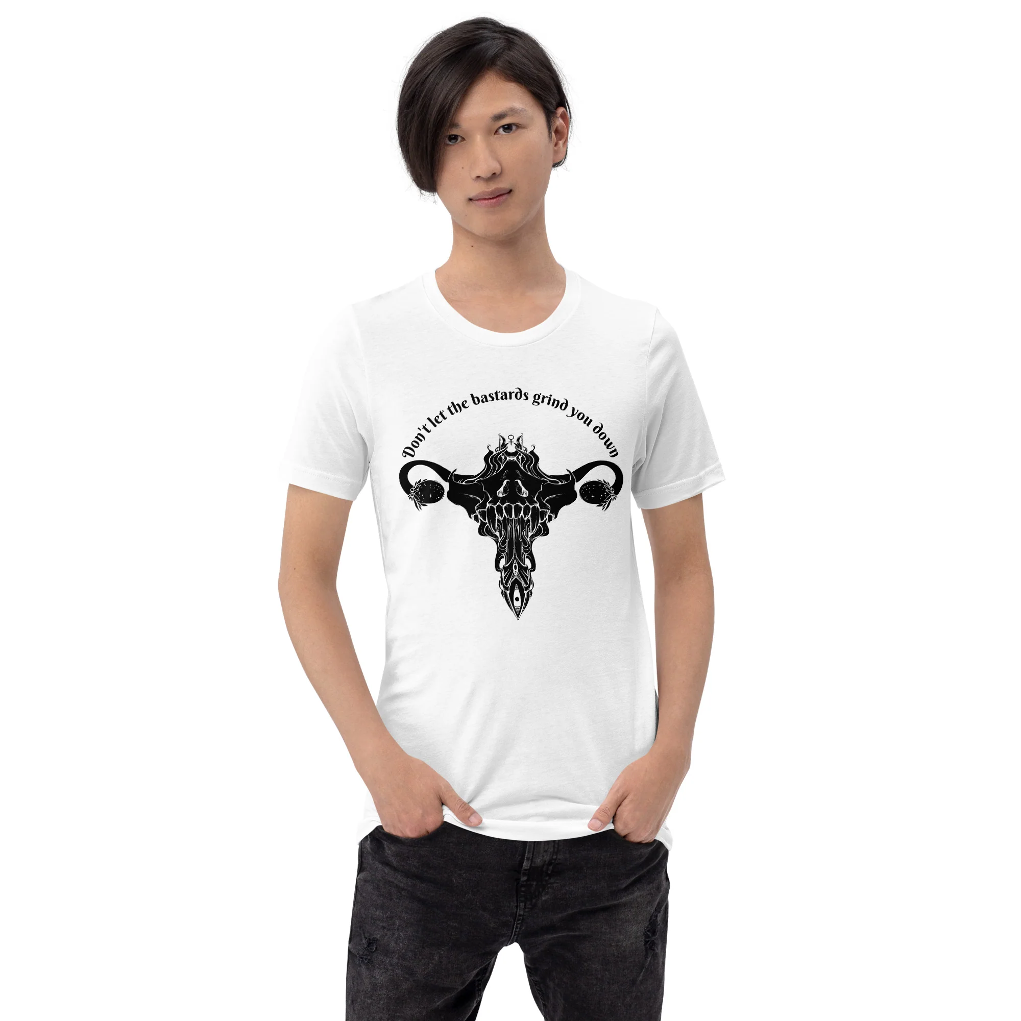 Don't Let Them Grind You Down, Unisex T-Shirt - Image 3