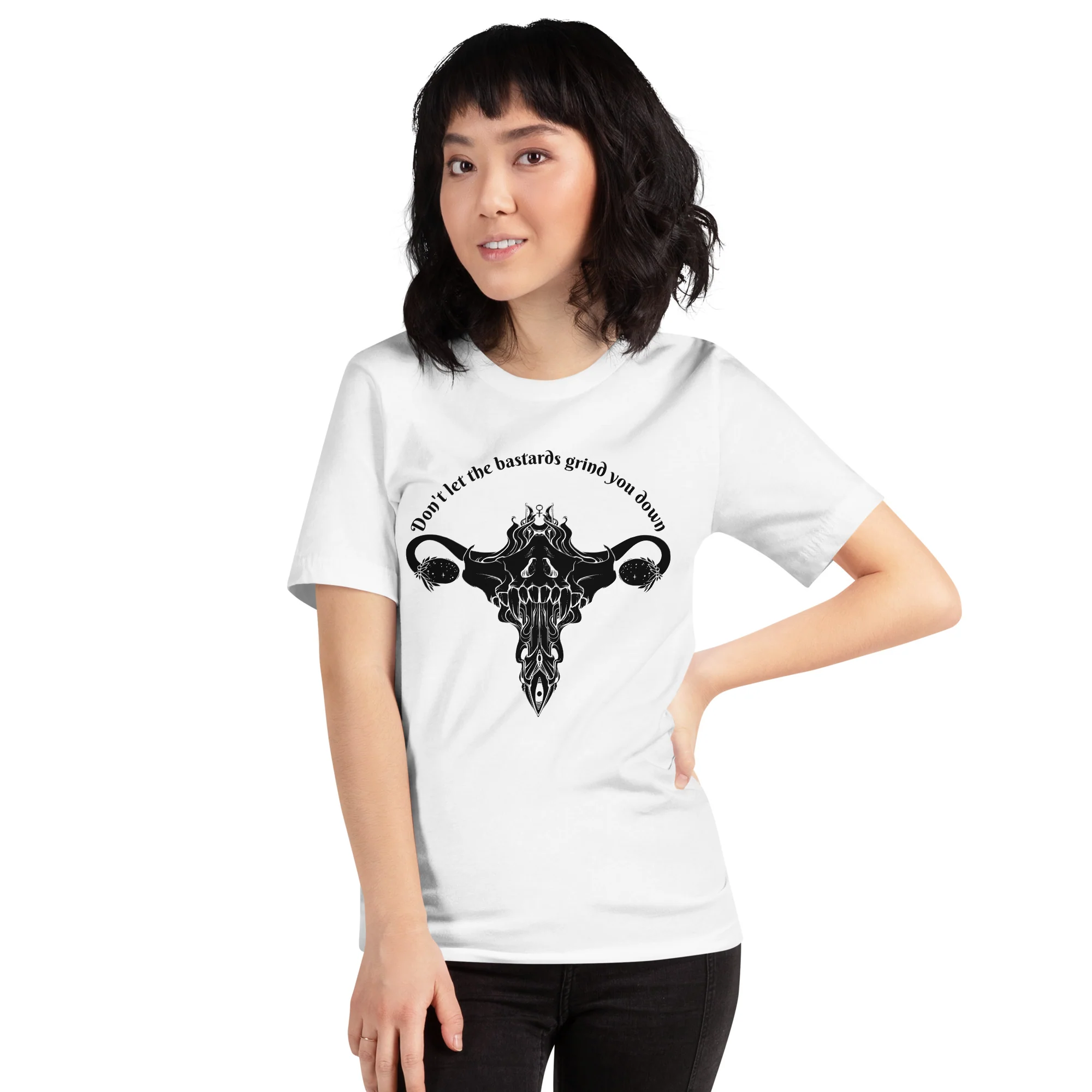 Don't Let Them Grind You Down, Unisex T-Shirt - Image 4