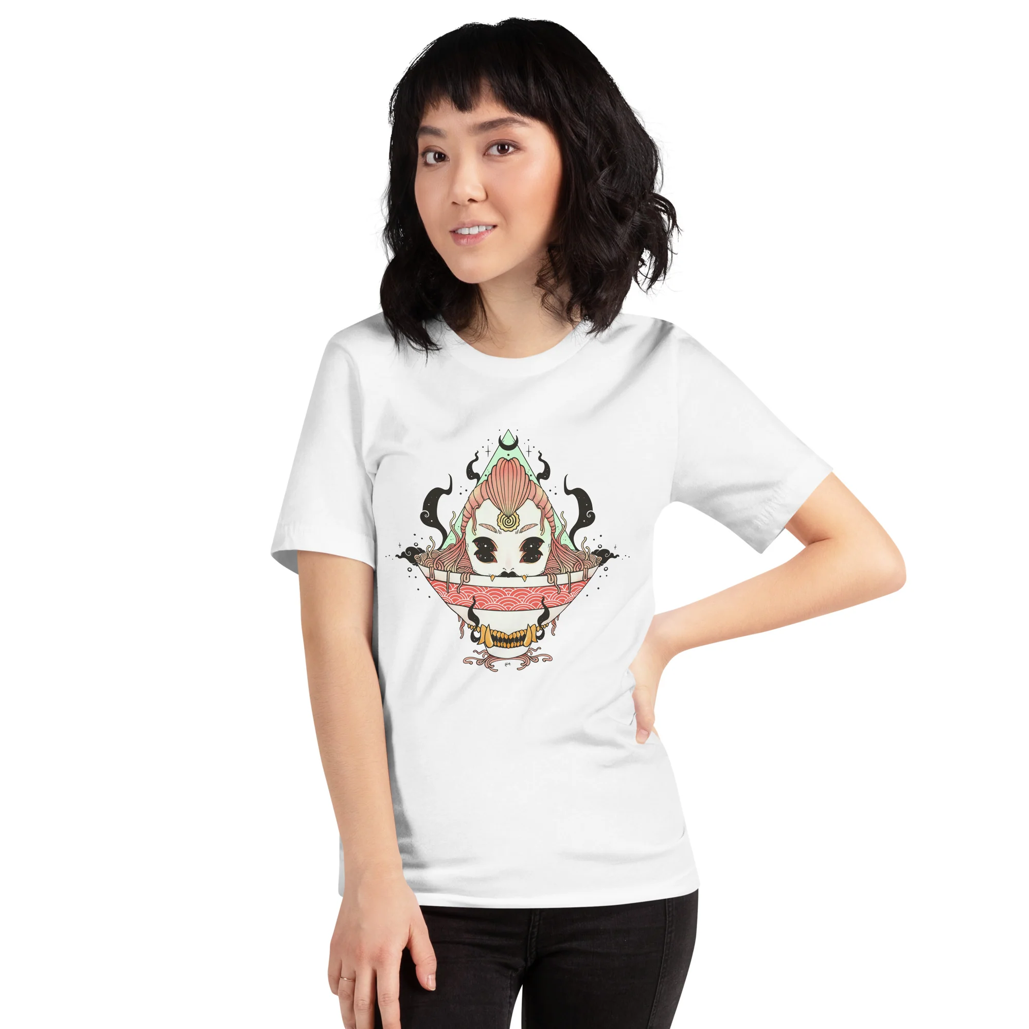Ramen Monster, Unisex T-Shirt - Image 2