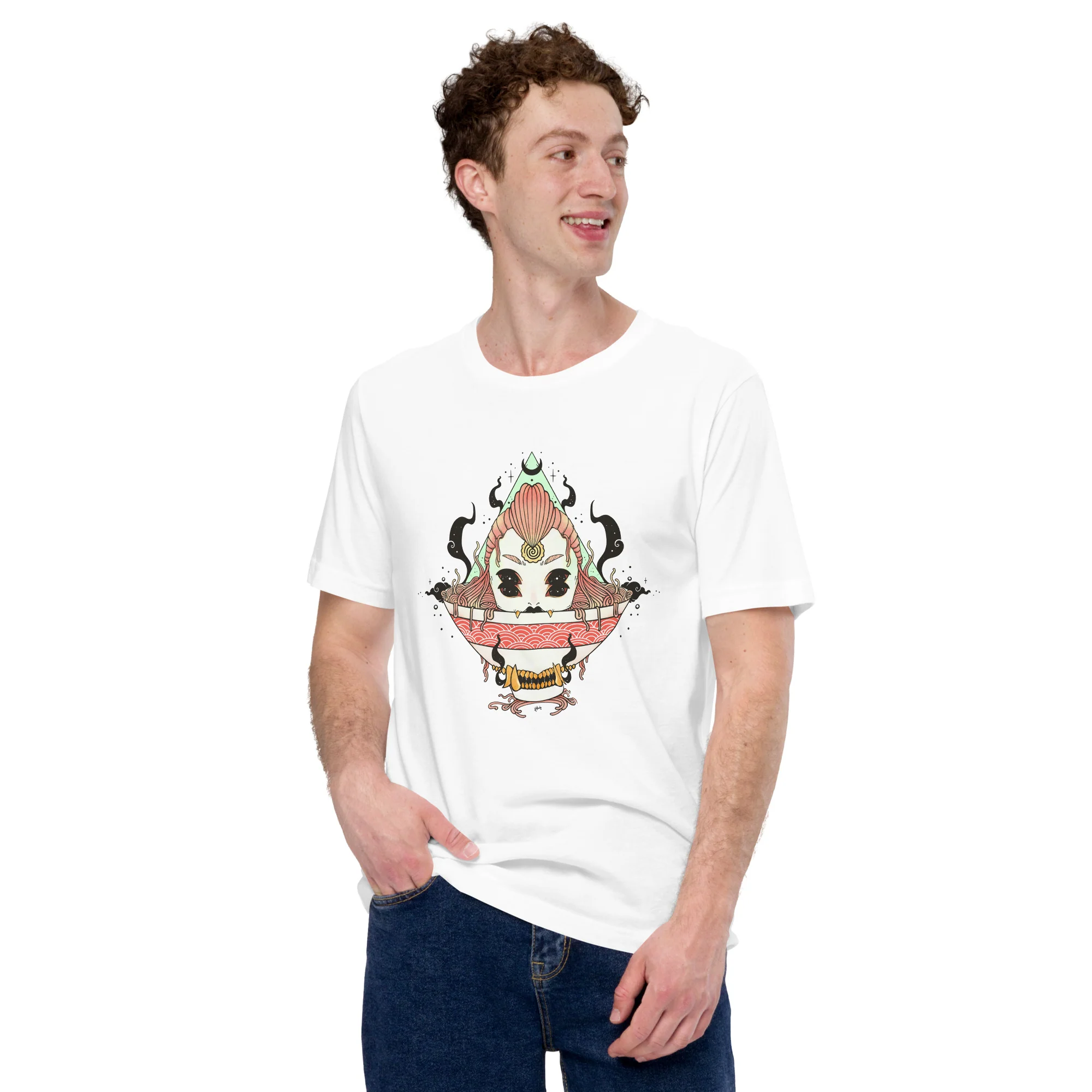 Ramen Monster, Unisex T-Shirt - Image 5