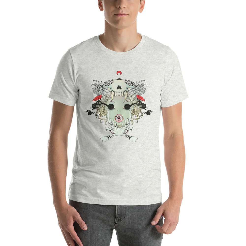 Bone Witch, Unisex T-Shirt, Ash - Image 3