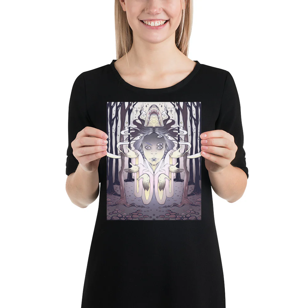 Witch 2, Matte Art Print Poster - Image 2