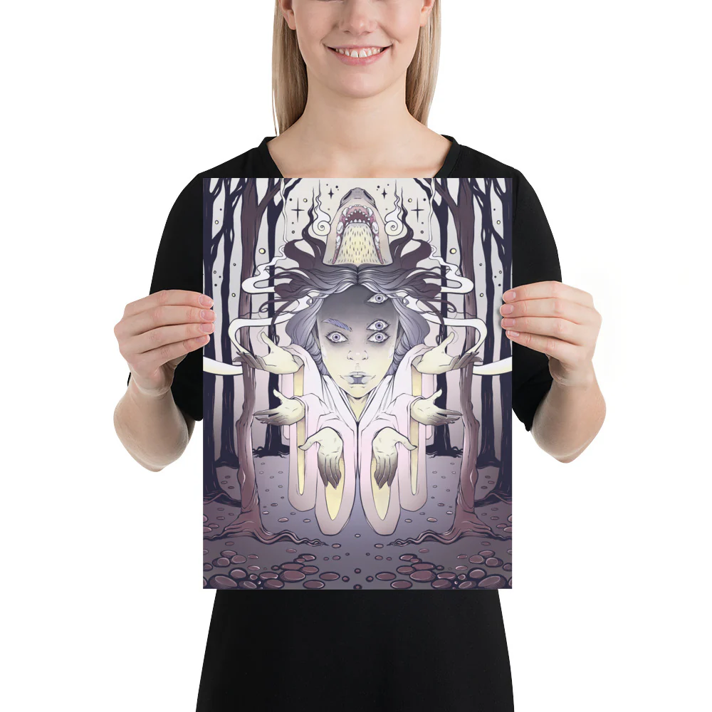 Witch 2, Matte Art Print Poster - Image 3