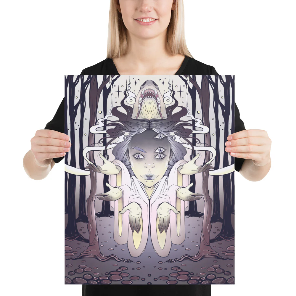 Witch 2, Matte Art Print Poster - Image 4