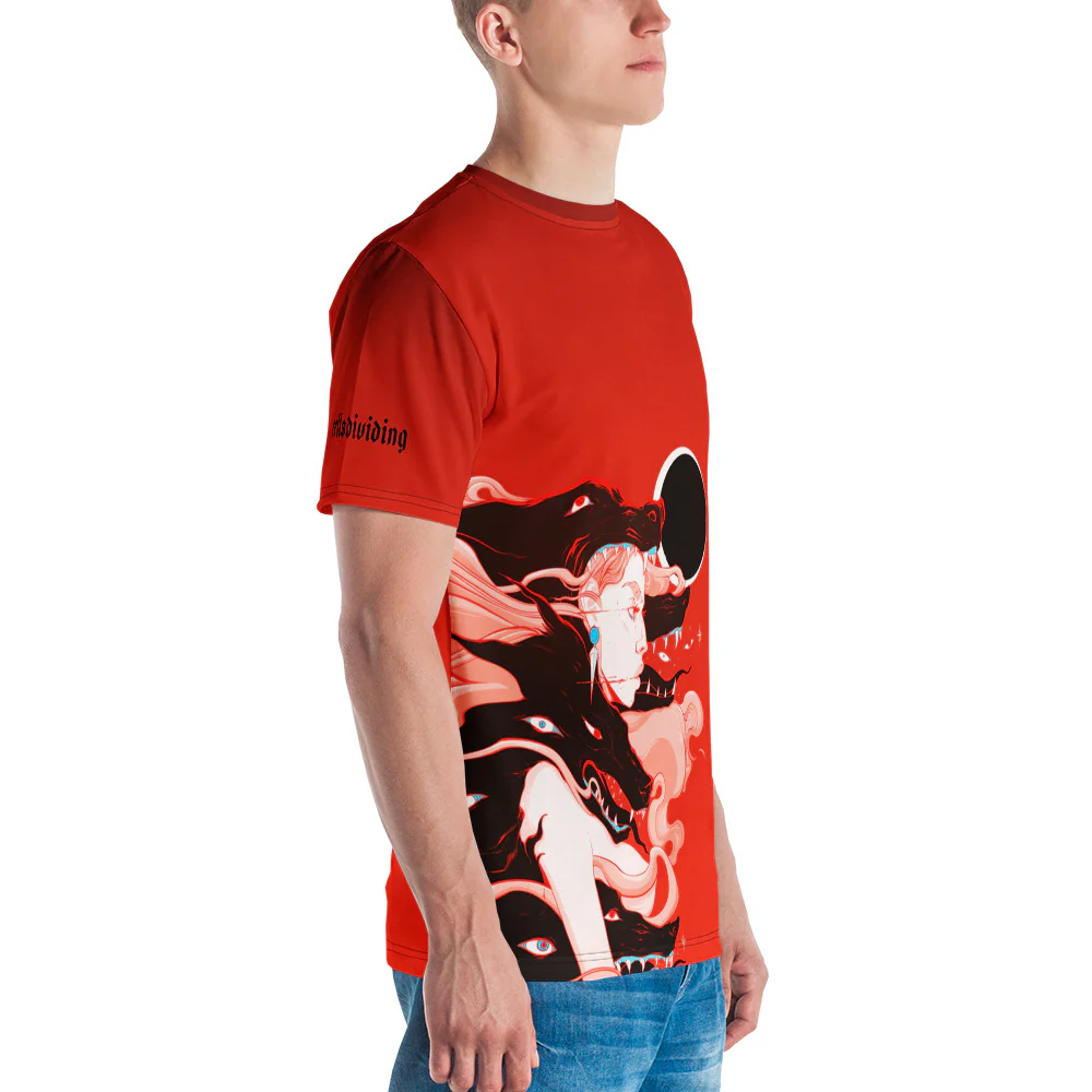 Witch And Wolves, Men's Sublimation T-Shirt - Image 4