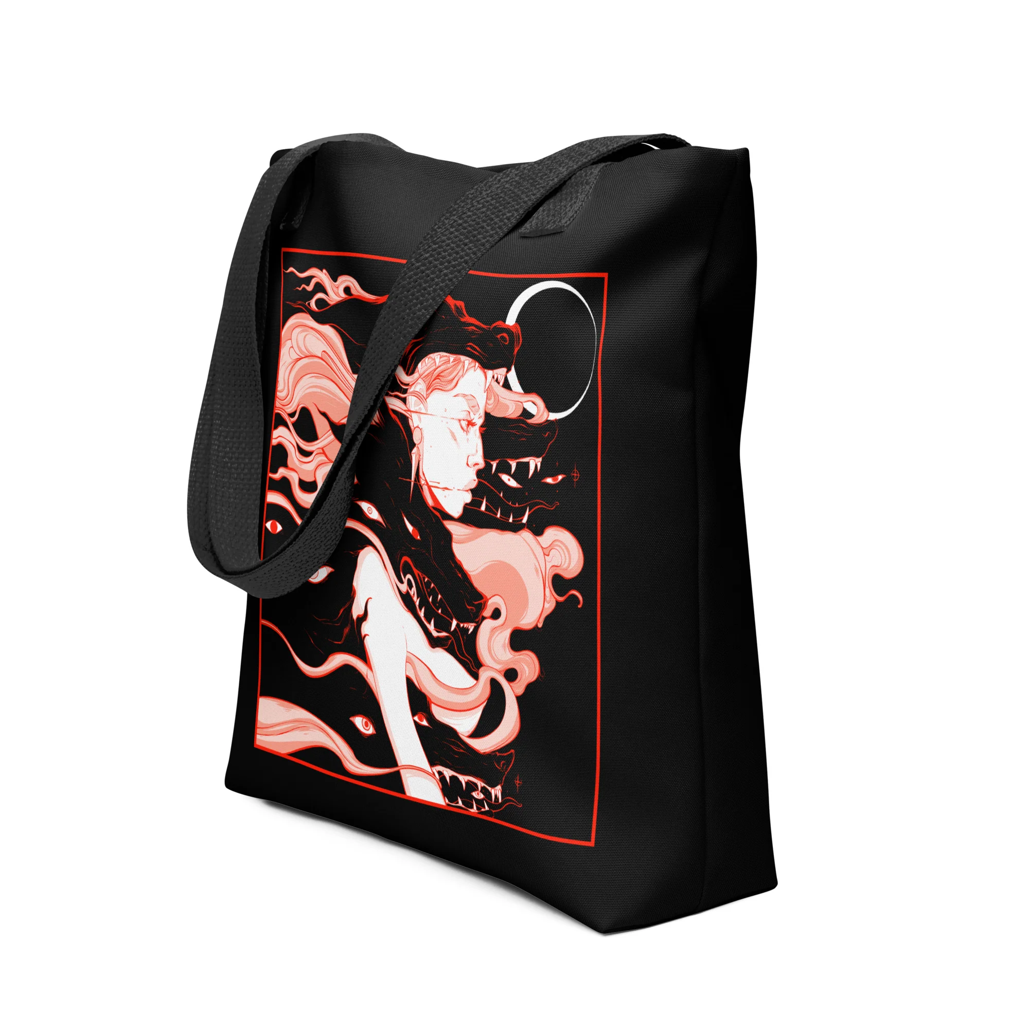 Witch And Wolves, Tote Bag - Image 4