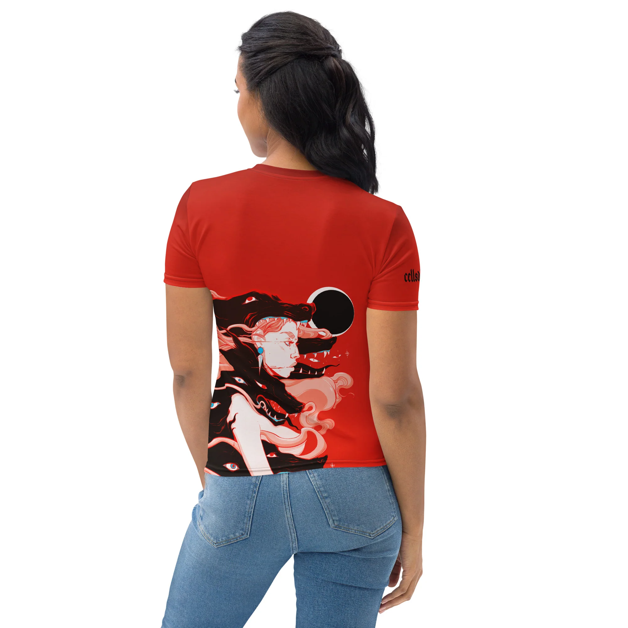 Witch And Wolves, Women's Sublimation T-Shirt - Image 4