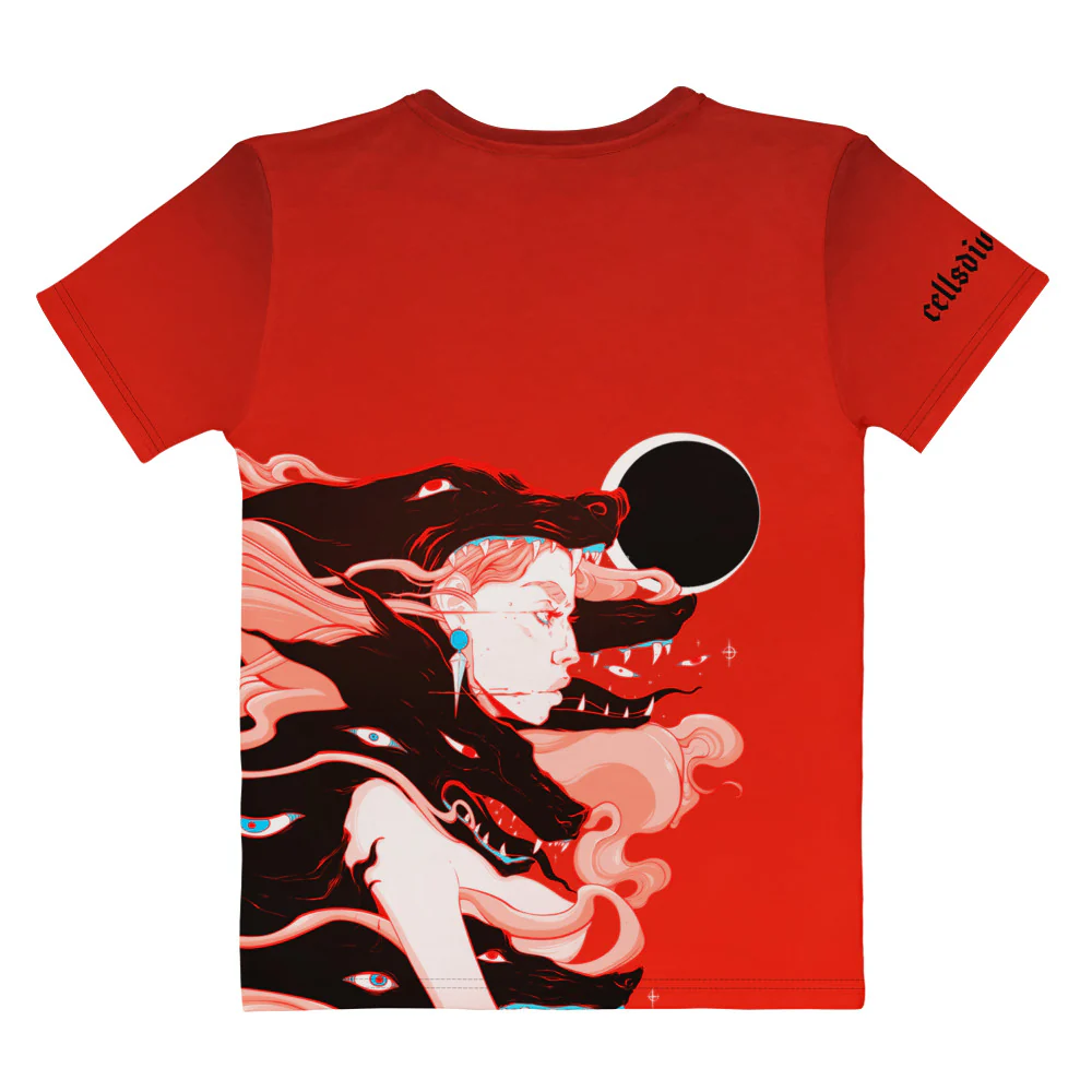 Witch And Wolves, Women's Sublimation T-Shirt - Image 5