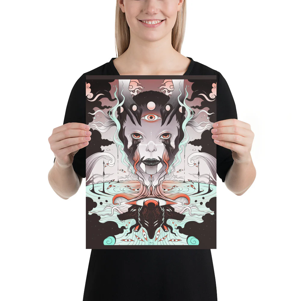 Witch, Matte Art Print Poster - Image 3